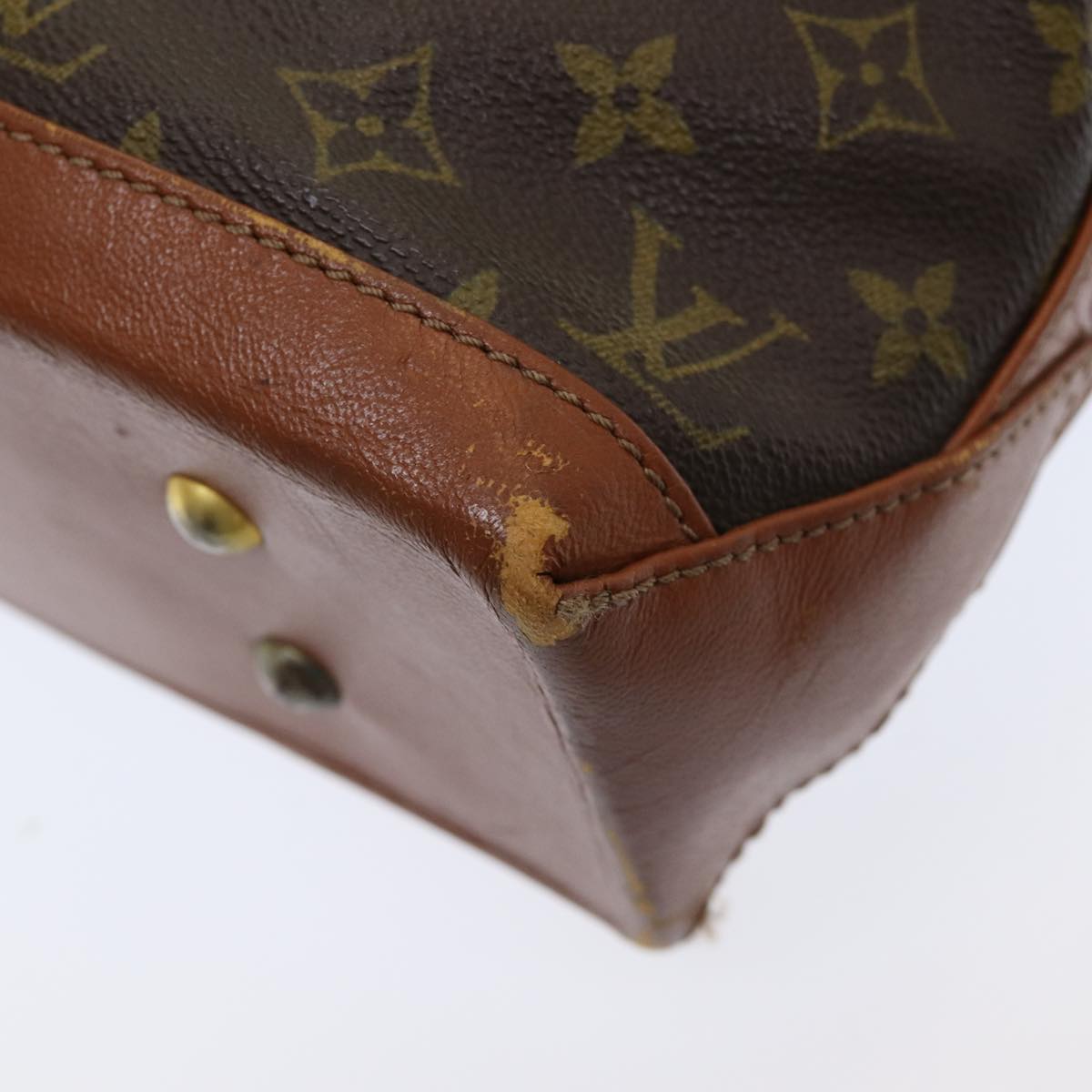 LOUIS VUITTON Monogram Sac Weekend PM Tote Bag M42425 LV 84285