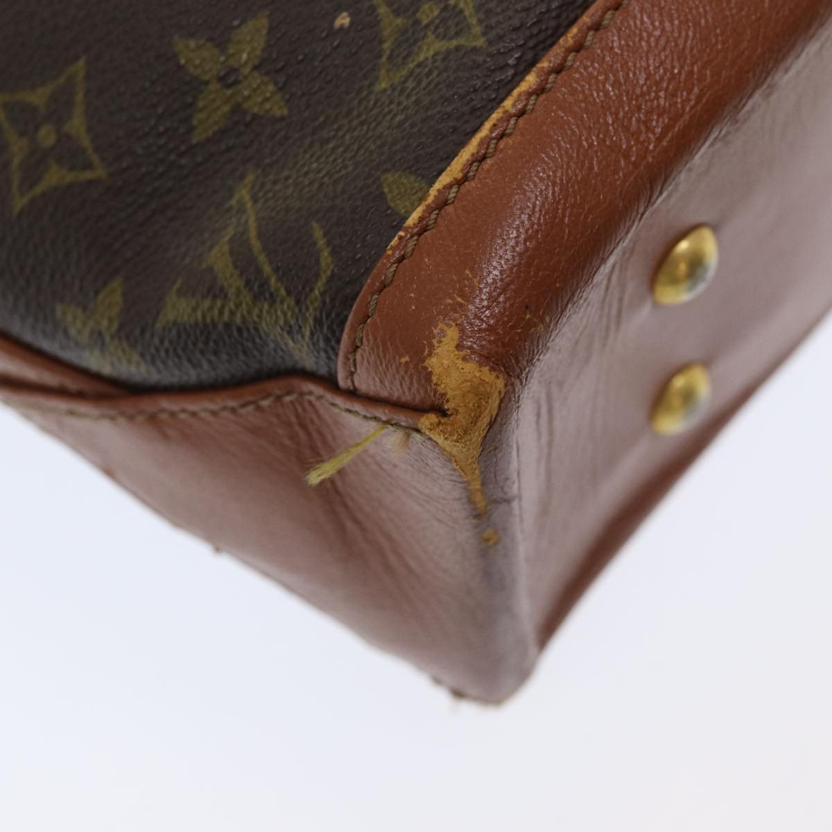 LOUIS VUITTON Monogram Sac Weekend PM Tote Bag M42425 LV 84285