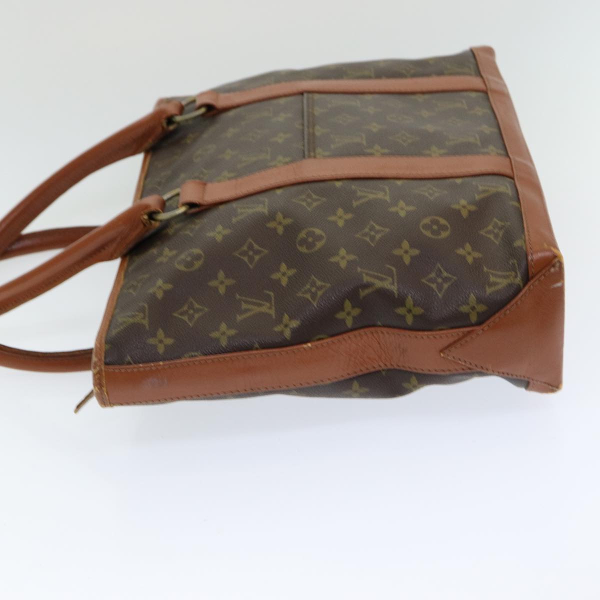 LOUIS VUITTON Monogram Sac Weekend PM Tote Bag M42425 LV 84285
