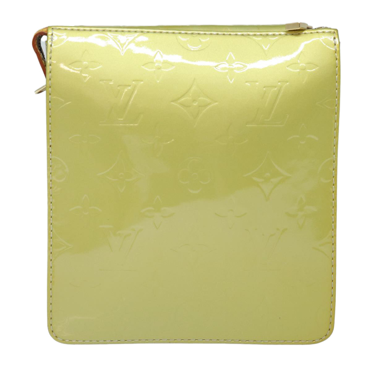 LOUIS VUITTON Monogram Vernis Motto Accessory Pouch Gris M91030 LV 84289