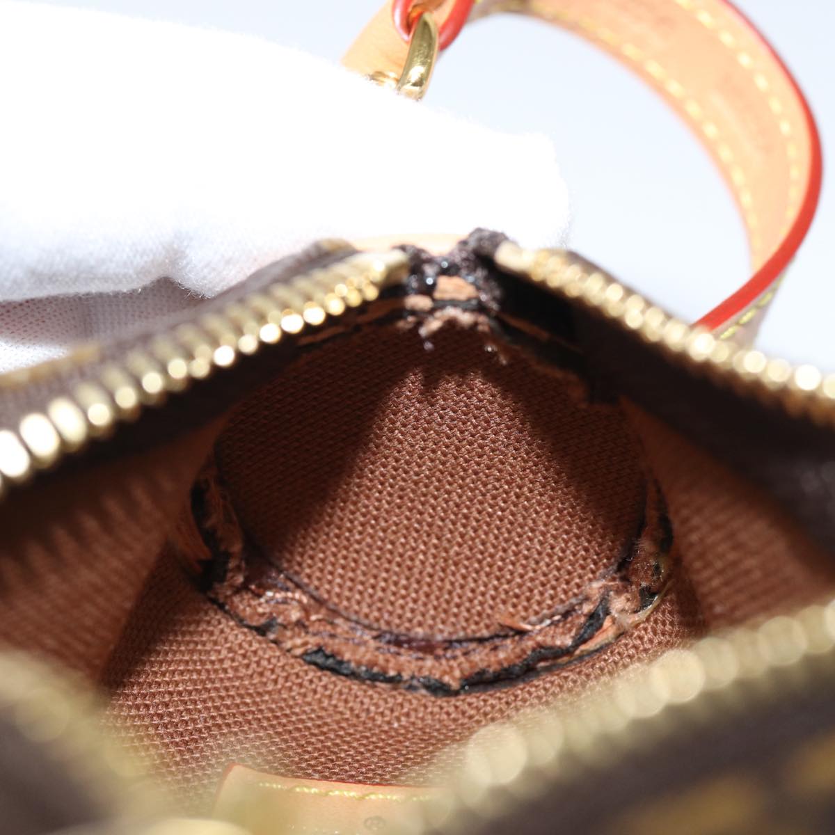 LOUIS VUITTON Monogram Micro Papillon Charm M00354 LV 84298SA