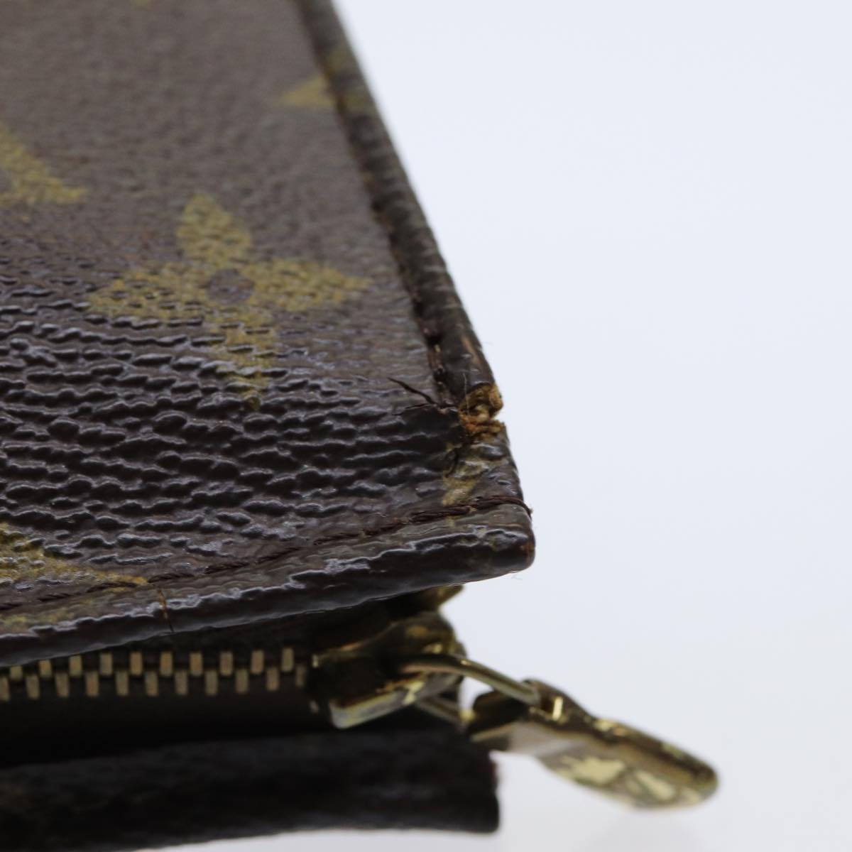LOUIS VUITTON Monogram Poche Toilette 15 Pouch M47546 LV 84303
