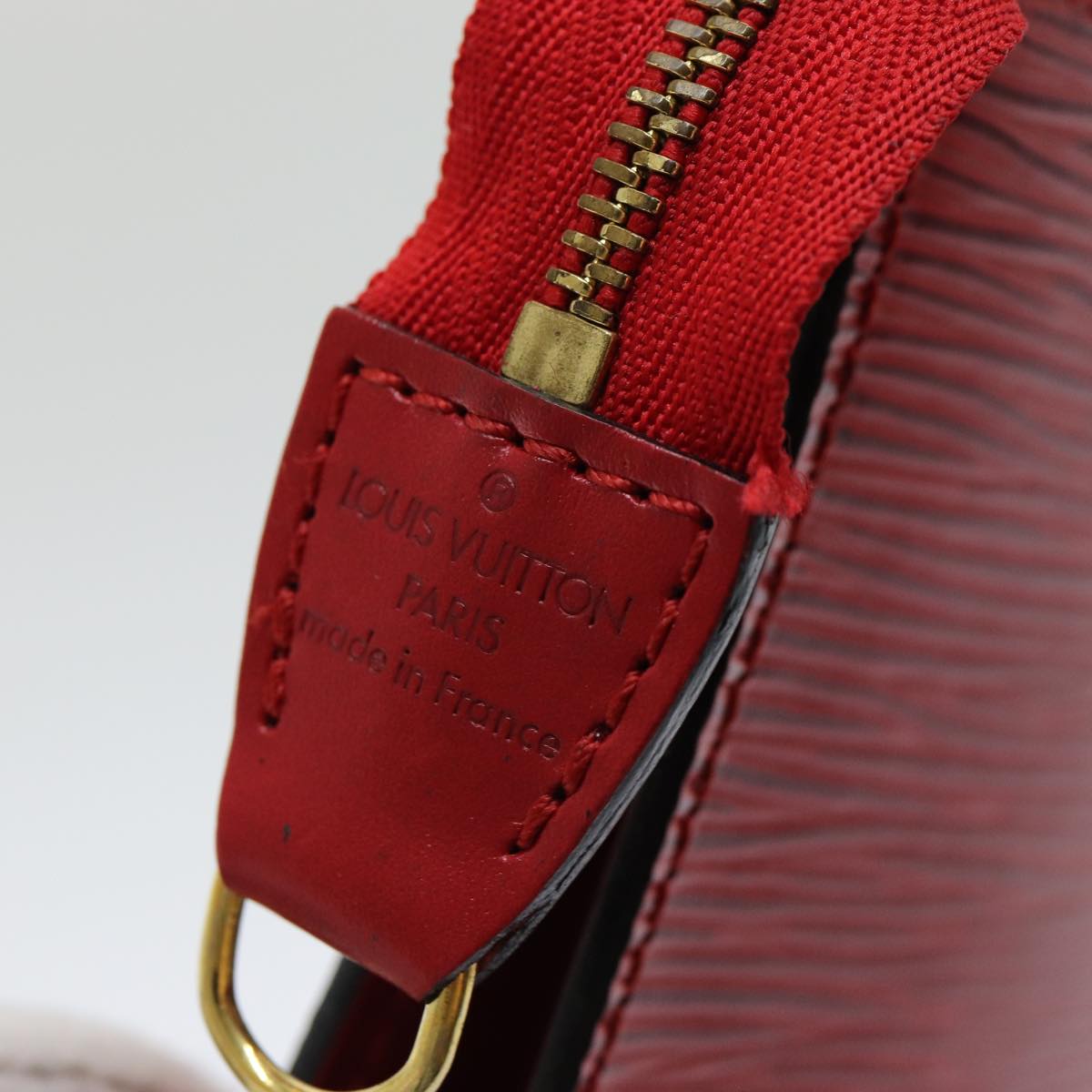 LOUIS VUITTON Epi Pochette Accessoires Accessory Pouch Red M52987 LV 84307