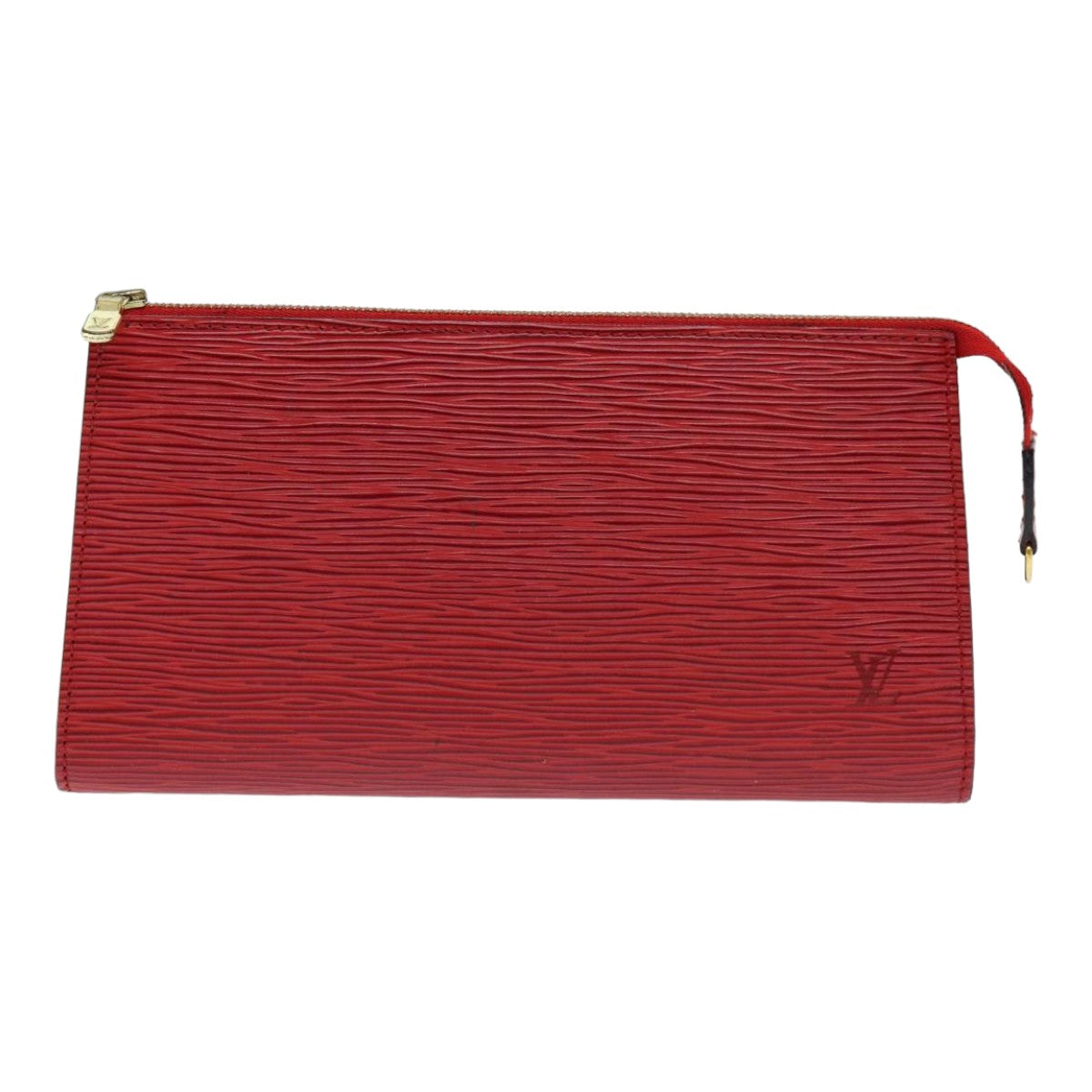 LOUIS VUITTON Epi Pochette Accessoires Accessory Pouch Red M52987 LV 84307