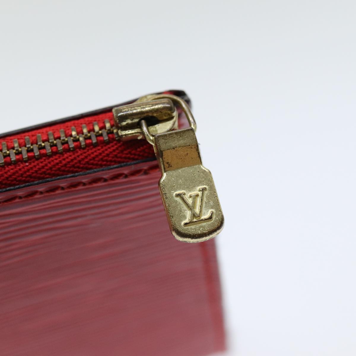 LOUIS VUITTON Epi Pochette Accessoires Accessory Pouch Red M52987 LV 84307