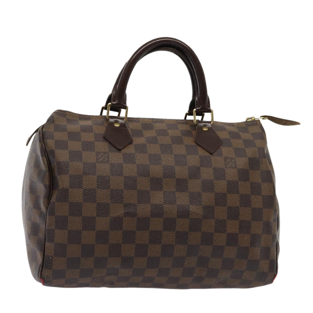 LOUIS VUITTON Damier Ebene Speedy 30 Hand Bag N41364 LV 84324