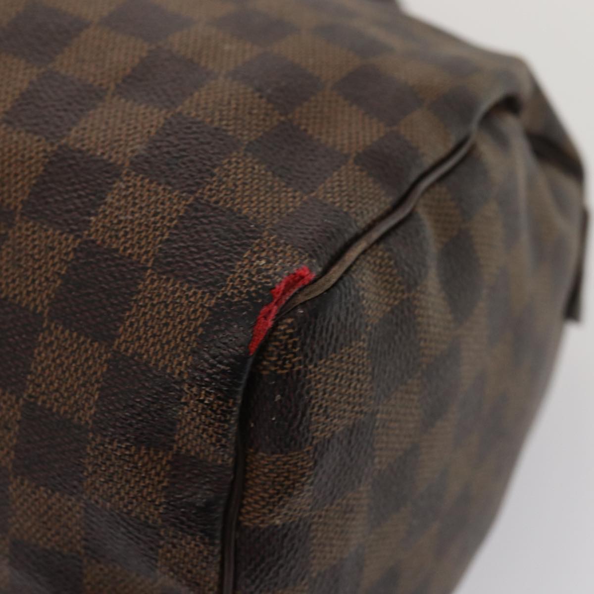 LOUIS VUITTON Damier Ebene Speedy 30 Hand Bag N41364 LV 84324