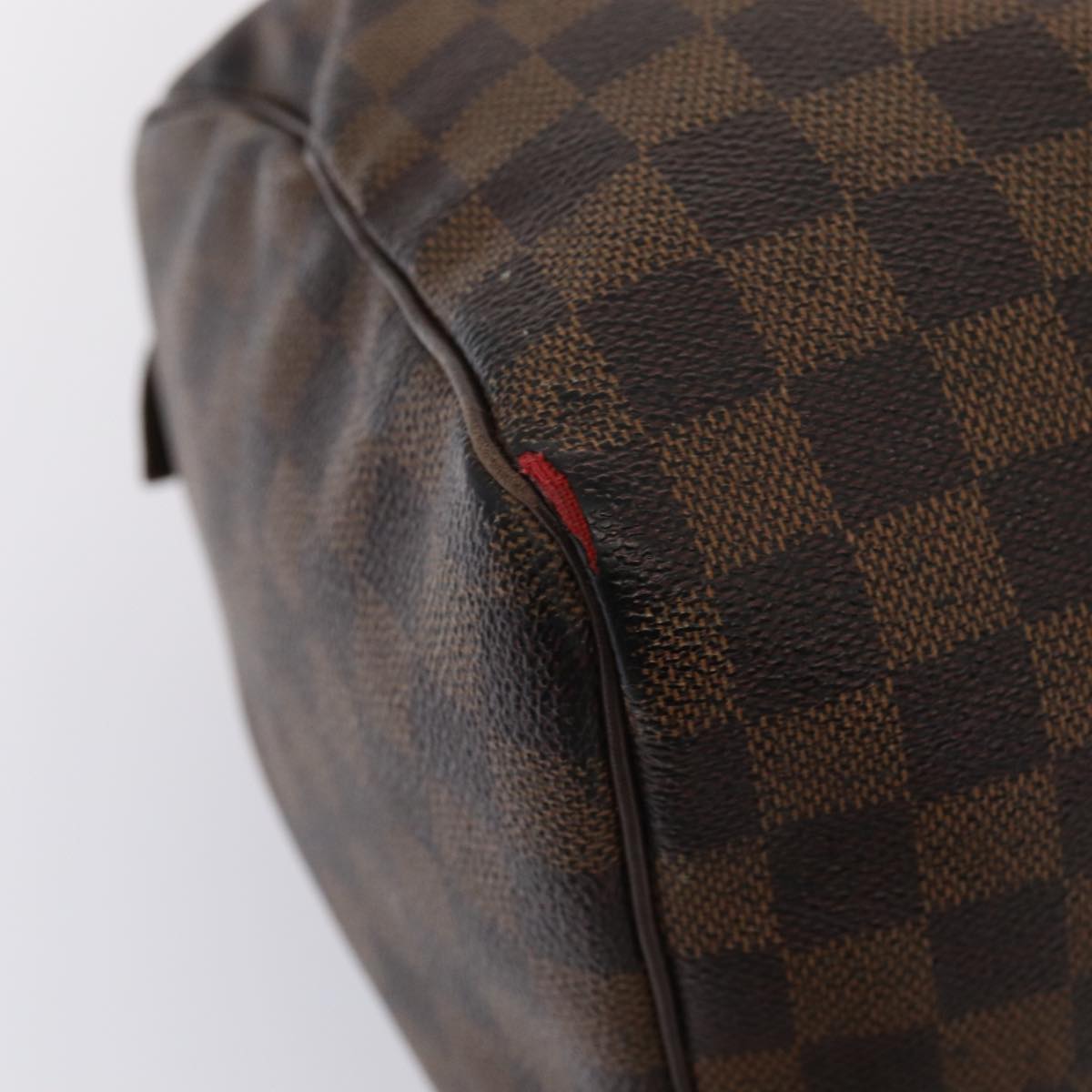 LOUIS VUITTON Damier Ebene Speedy 30 Hand Bag N41364 LV 84324