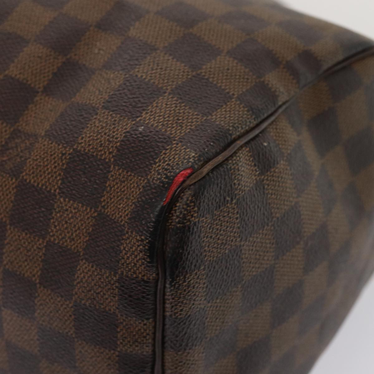 LOUIS VUITTON Damier Ebene Speedy 30 Hand Bag N41364 LV 84324