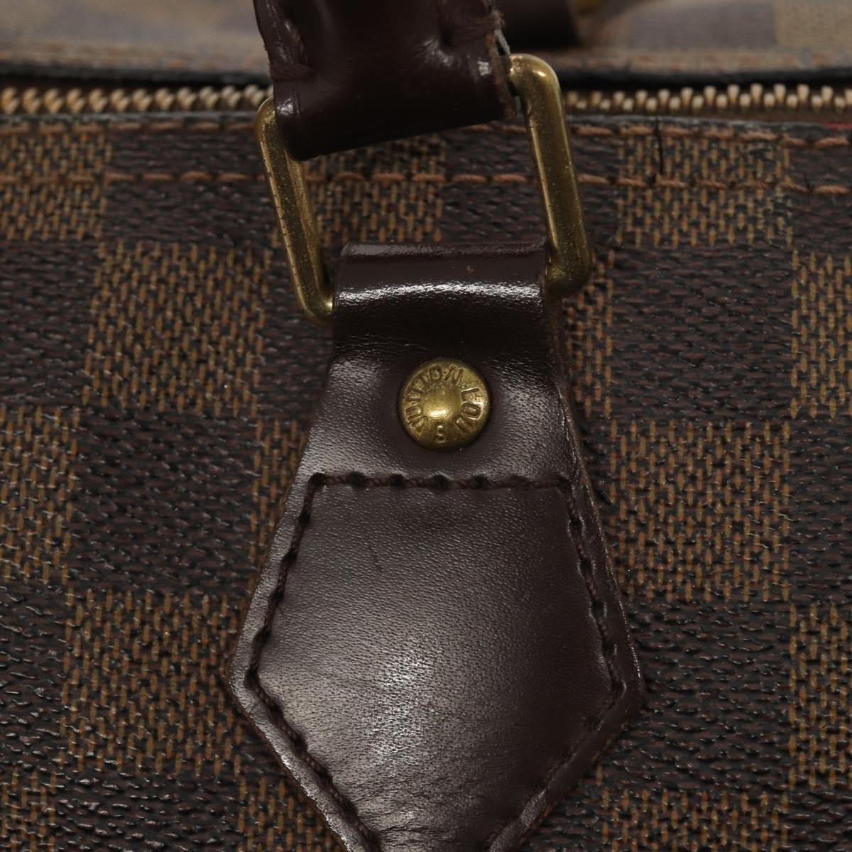 LOUIS VUITTON Damier Ebene Speedy 30 Hand Bag N41364 LV 84324