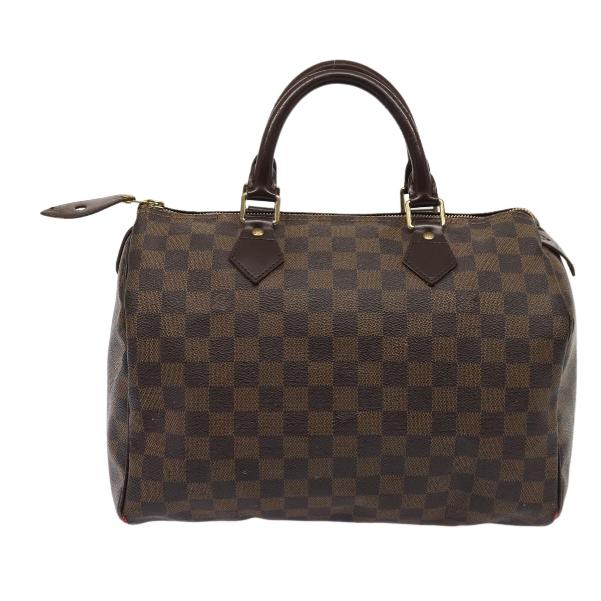 LOUIS VUITTON Damier Ebene Speedy 30 Hand Bag N41364 LV 84324