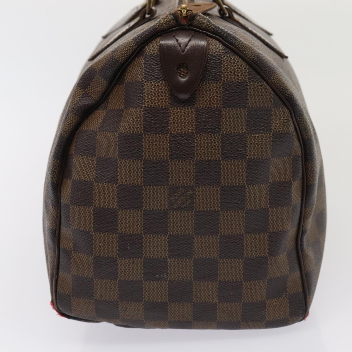 LOUIS VUITTON Damier Ebene Speedy 30 Hand Bag N41364 LV 84324