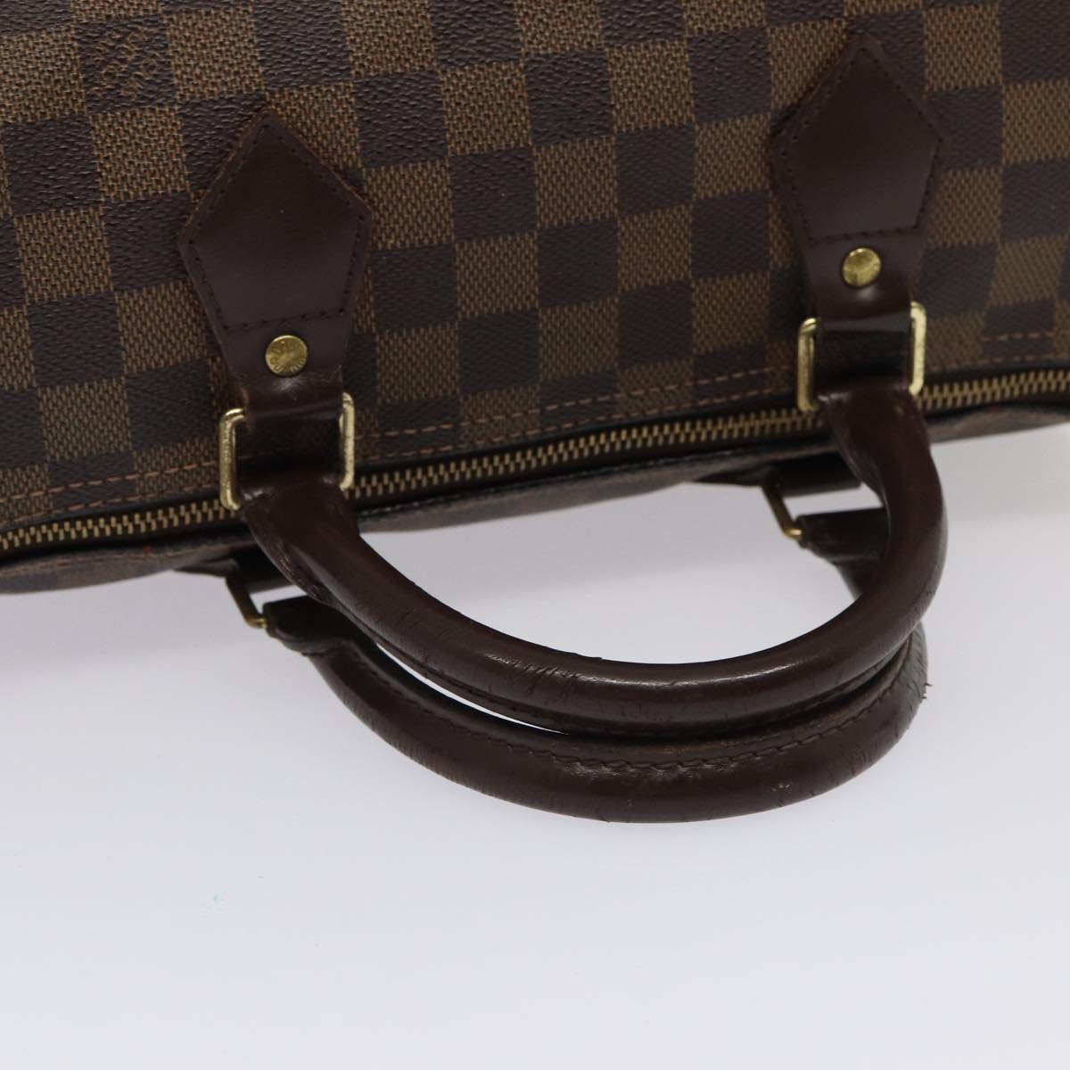 LOUIS VUITTON Damier Ebene Speedy 30 Hand Bag N41364 LV 84324