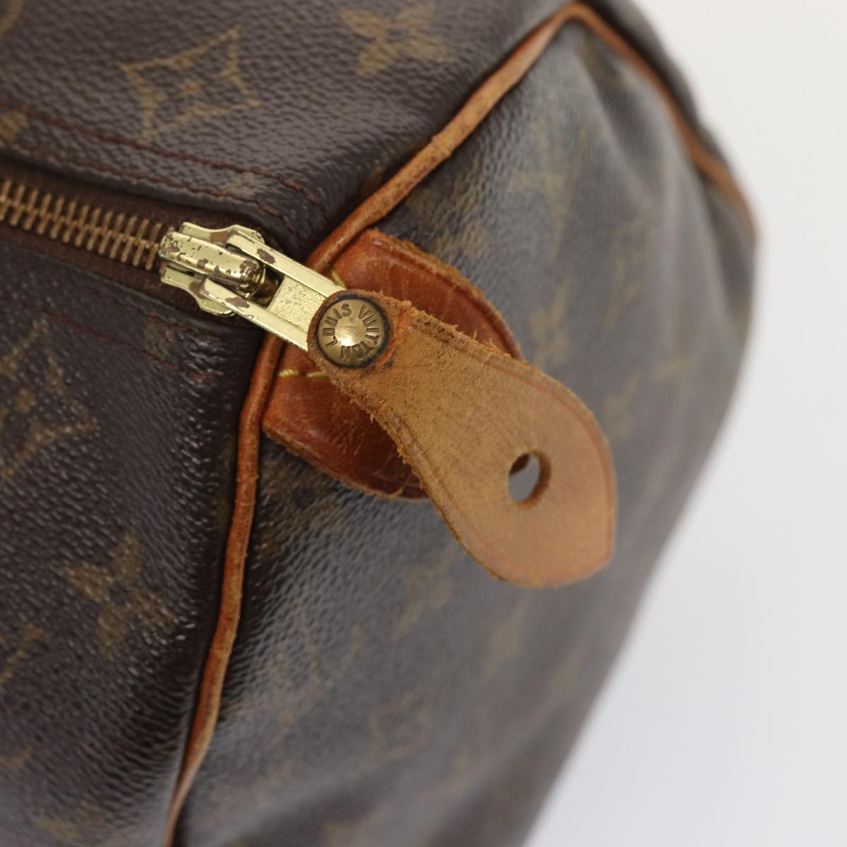 LOUIS VUITTON Monogram Speedy 30 Hand Bag M41526 LV 84328