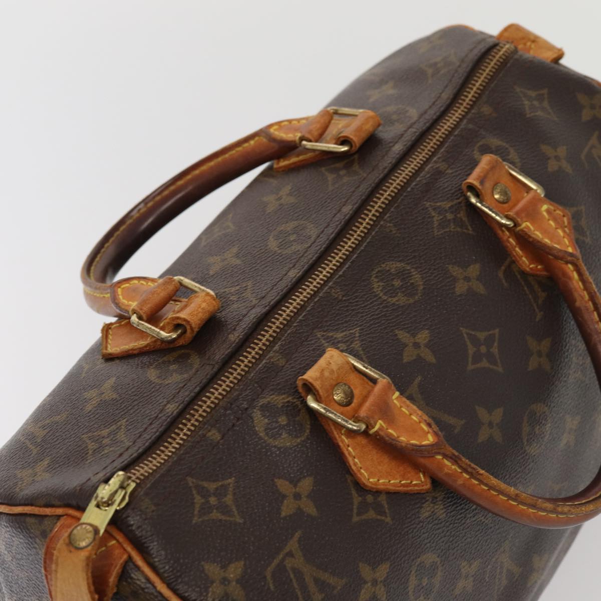 LOUIS VUITTON Monogram Speedy 30 Hand Bag M41526 LV 84328