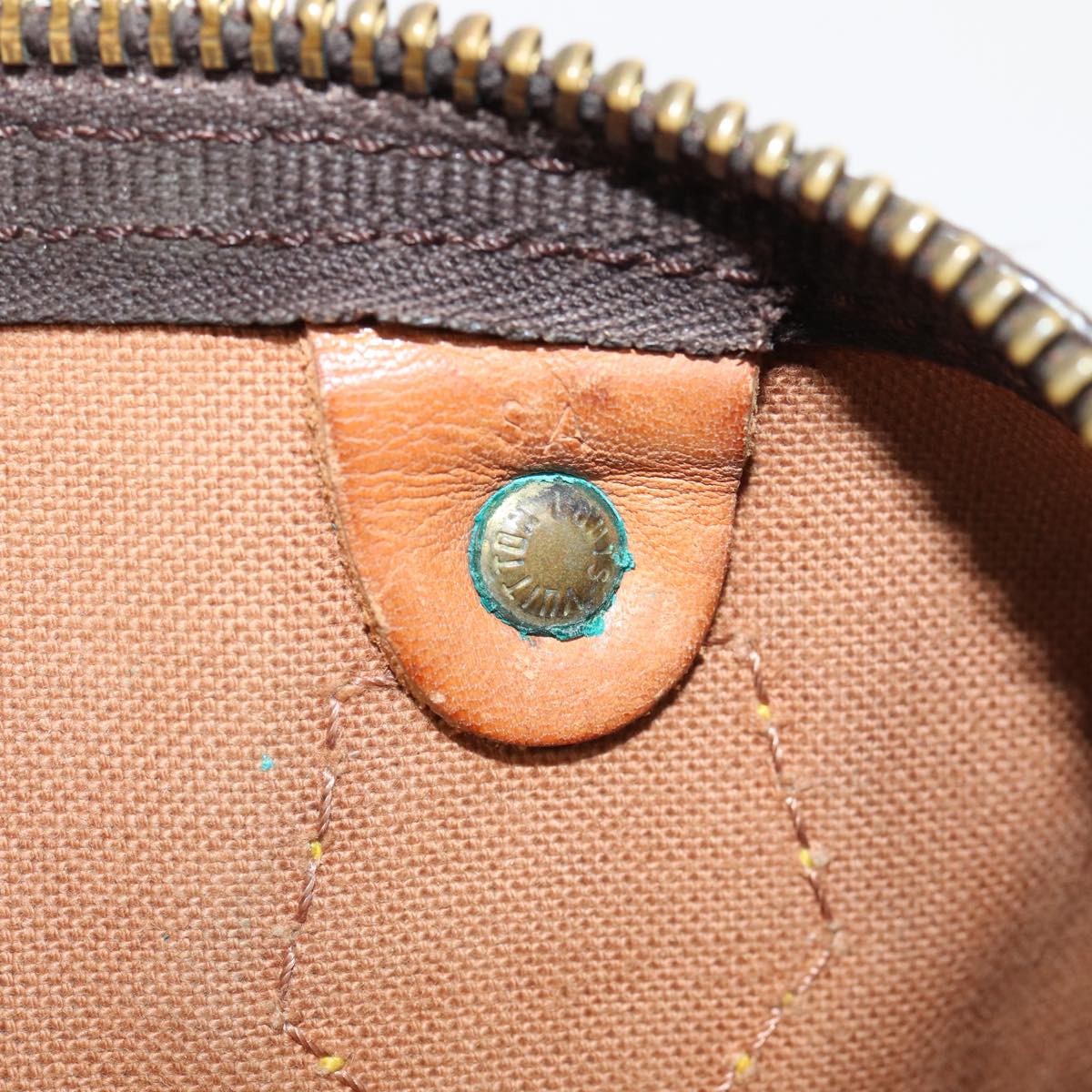 LOUIS VUITTON Monogram Speedy 35 Hand Bag M41524 LV 84331