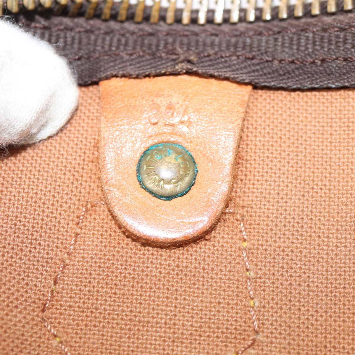 LOUIS VUITTON Monogram Speedy 35 Hand Bag M41524 LV 84331