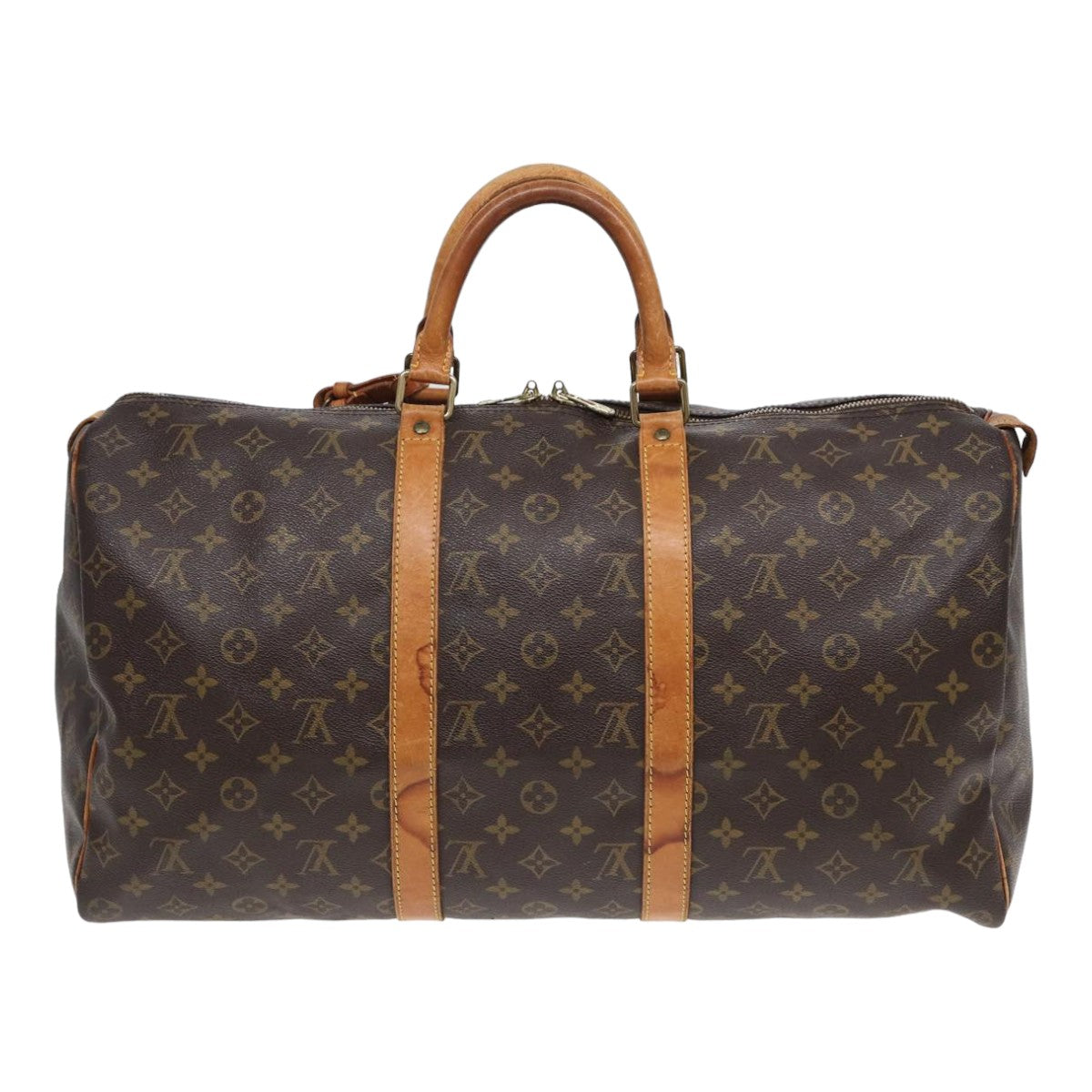LOUIS VUITTON Monogram Keepall 50 Boston Bag M41426 LV 84334