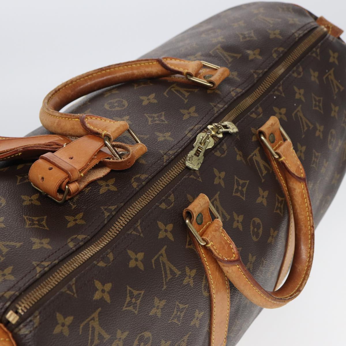 LOUIS VUITTON Monogram Keepall 50 Boston Bag M41426 LV 84334