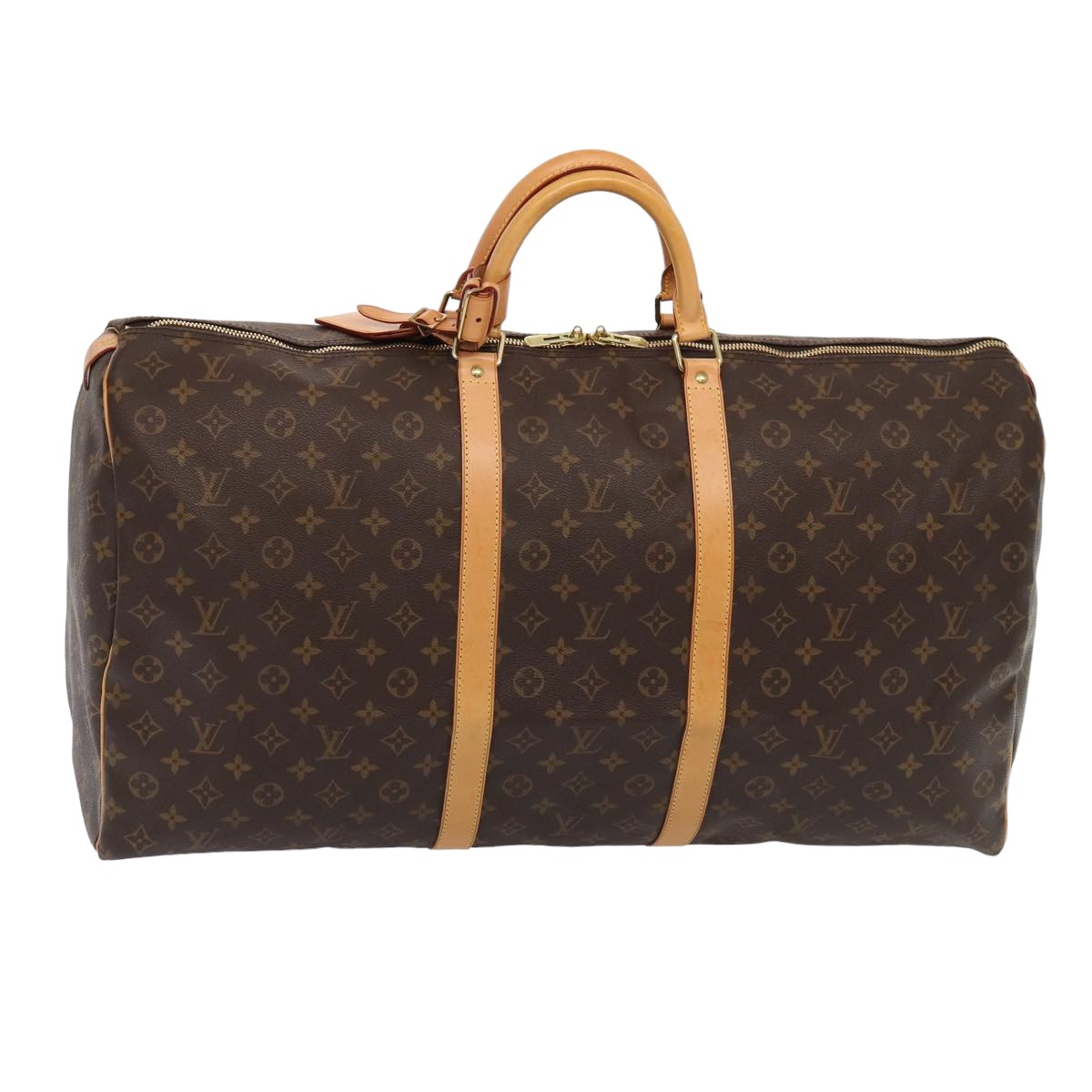 LOUIS VUITTON Monogram Keepall 60 Boston Bag M41422 LV 84336