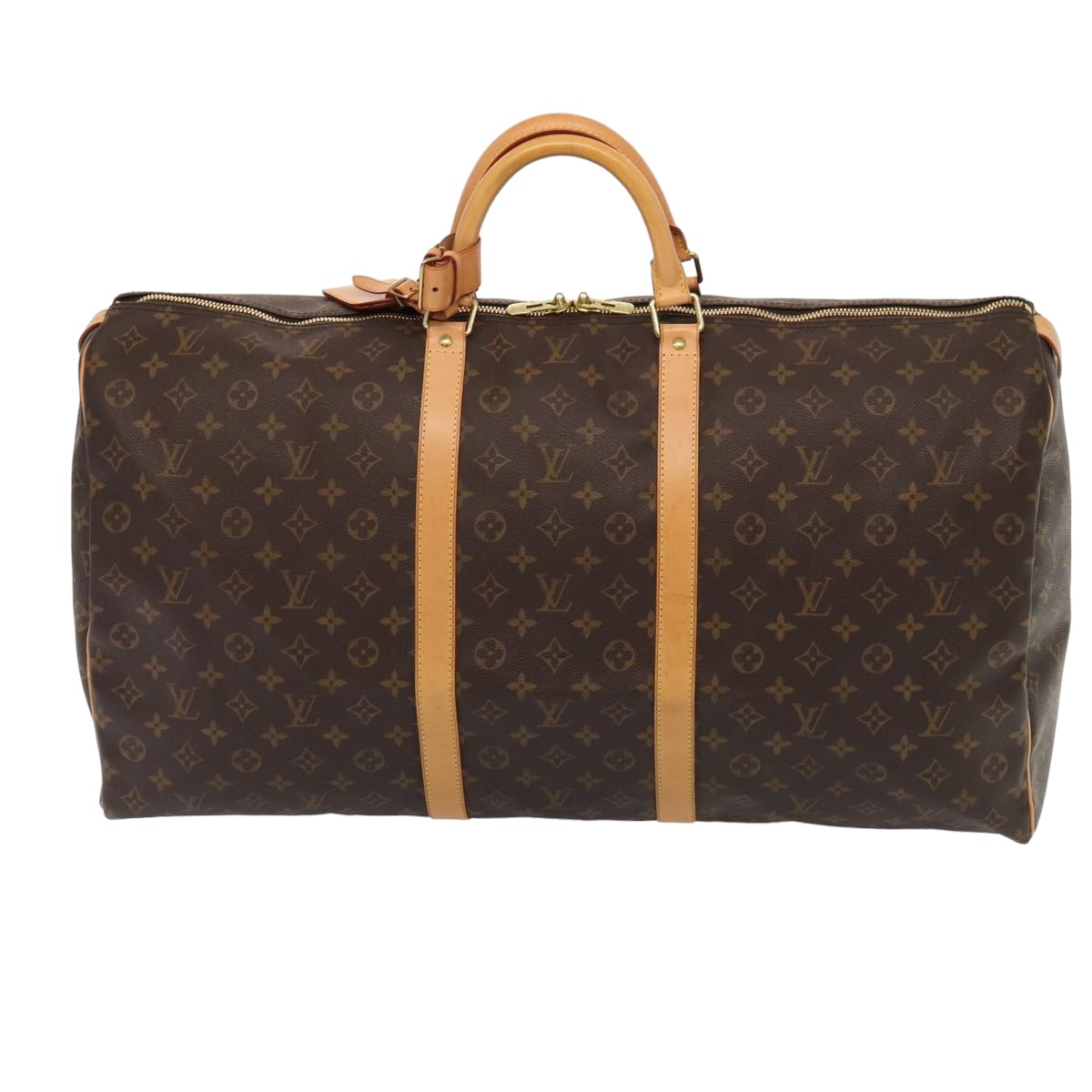 LOUIS VUITTON Monogram Keepall 60 Boston Bag M41422 LV 84336