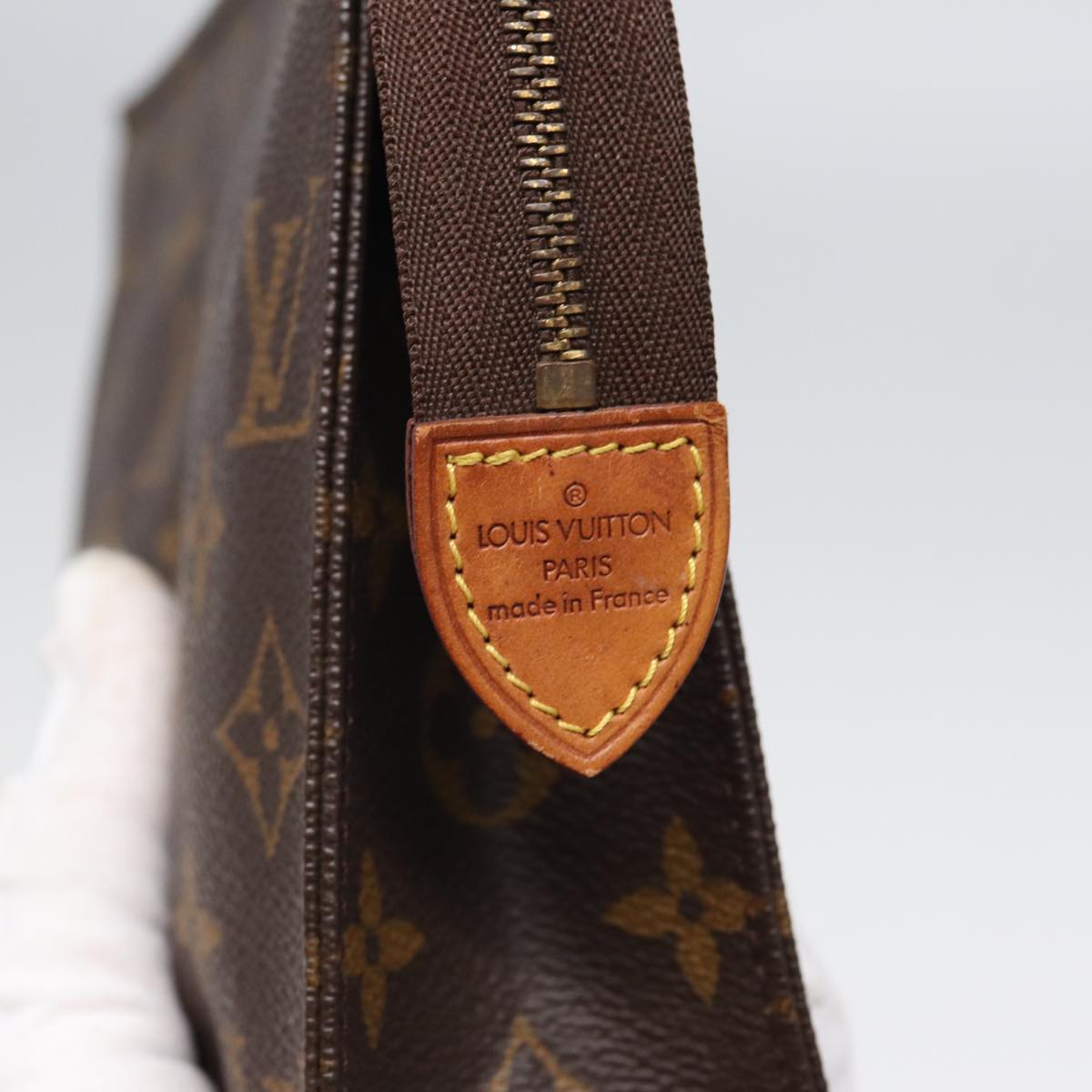 LOUIS VUITTON Monogram Poche Toilette 19 Pouch M47544 LV 84358