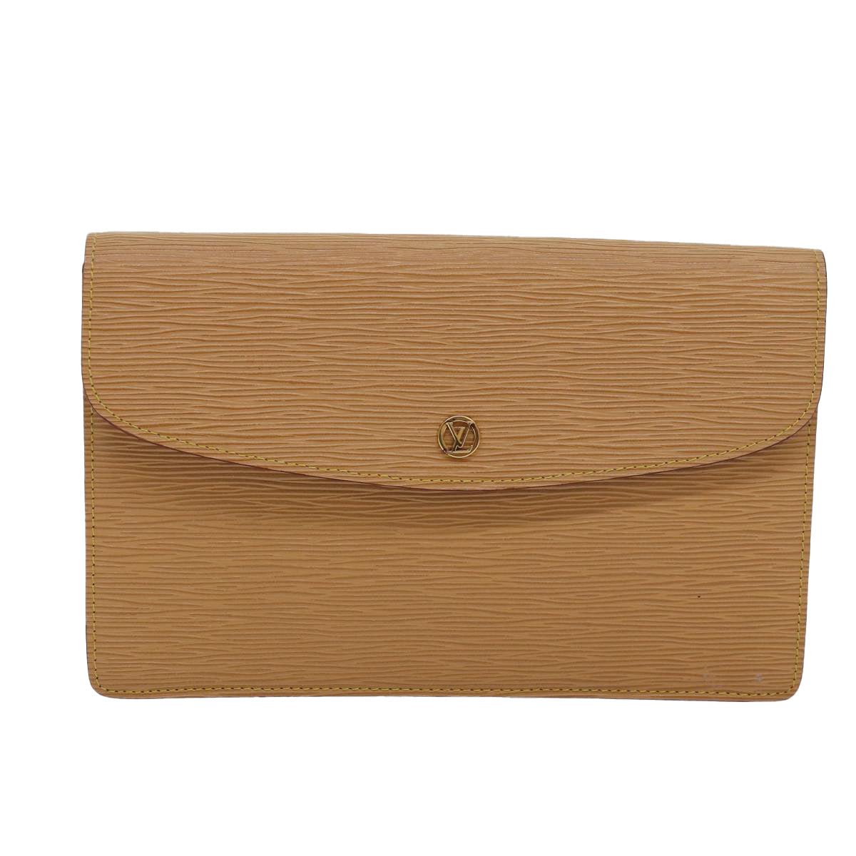 LOUIS VUITTON Epi Montaigne 27 Clutch Bag Winnipeg Beige M52656 LV 84378