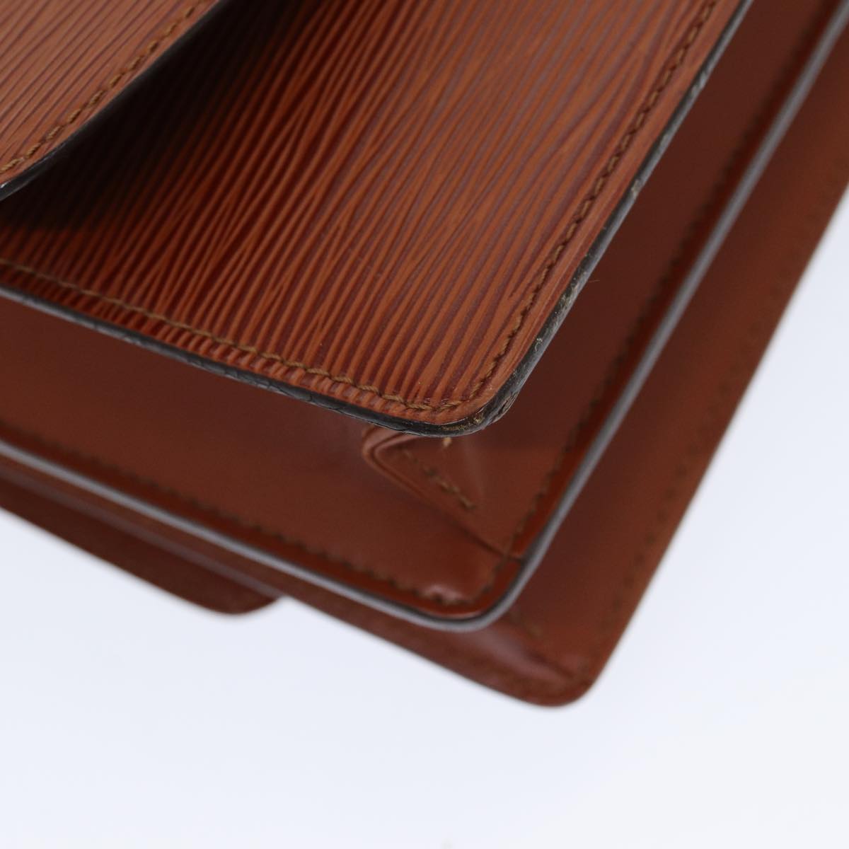 LOUIS VUITTON Epi Grenel Shoulder Bag Kenya Brown M52363 LV 84380