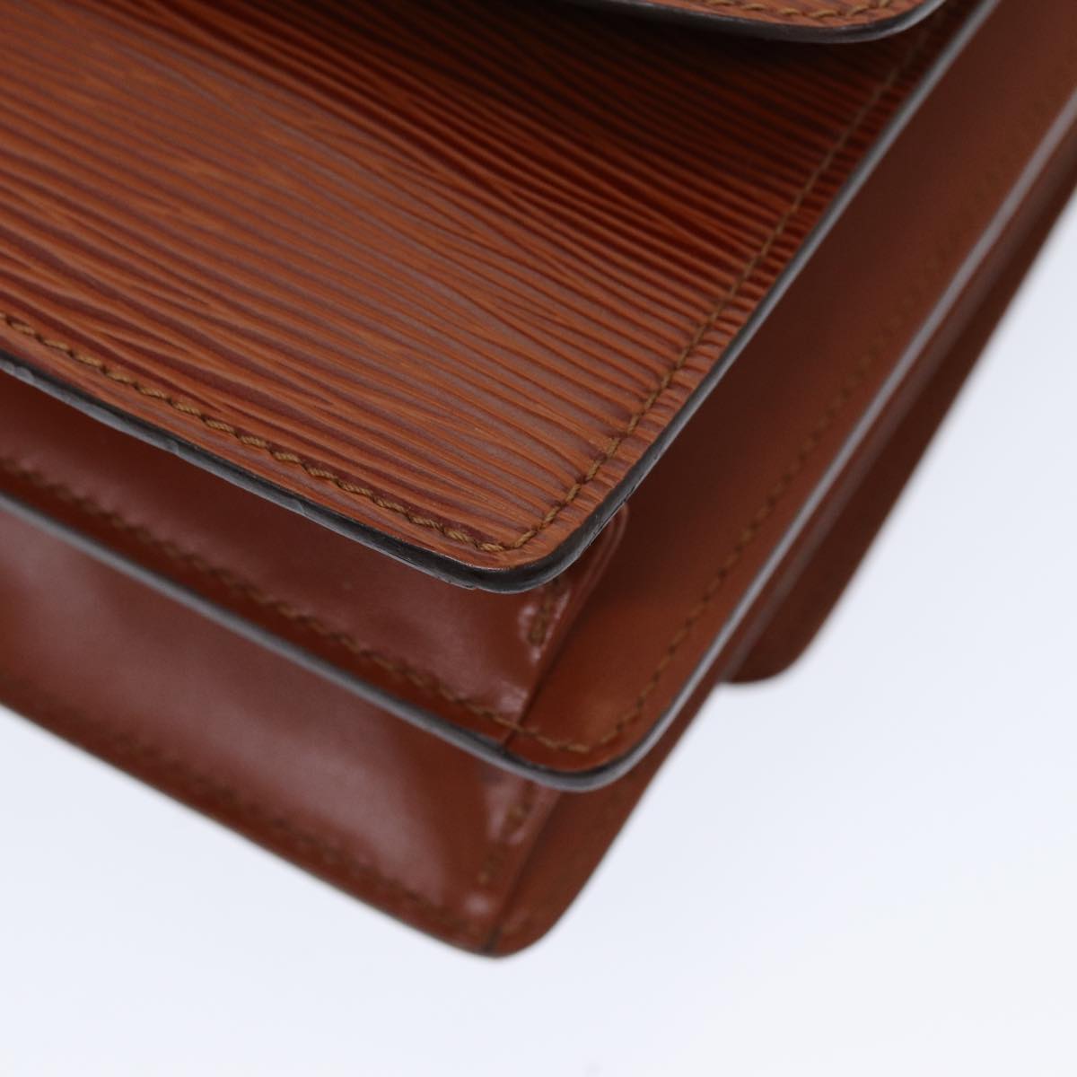LOUIS VUITTON Epi Grenel Shoulder Bag Kenya Brown M52363 LV 84380