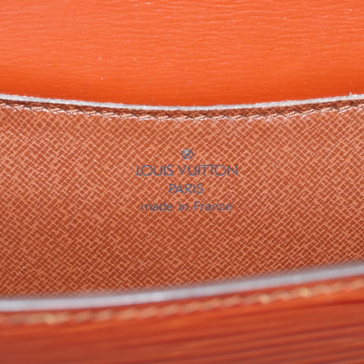 LOUIS VUITTON Epi Grenel Shoulder Bag Kenya Brown M52363 LV 84380