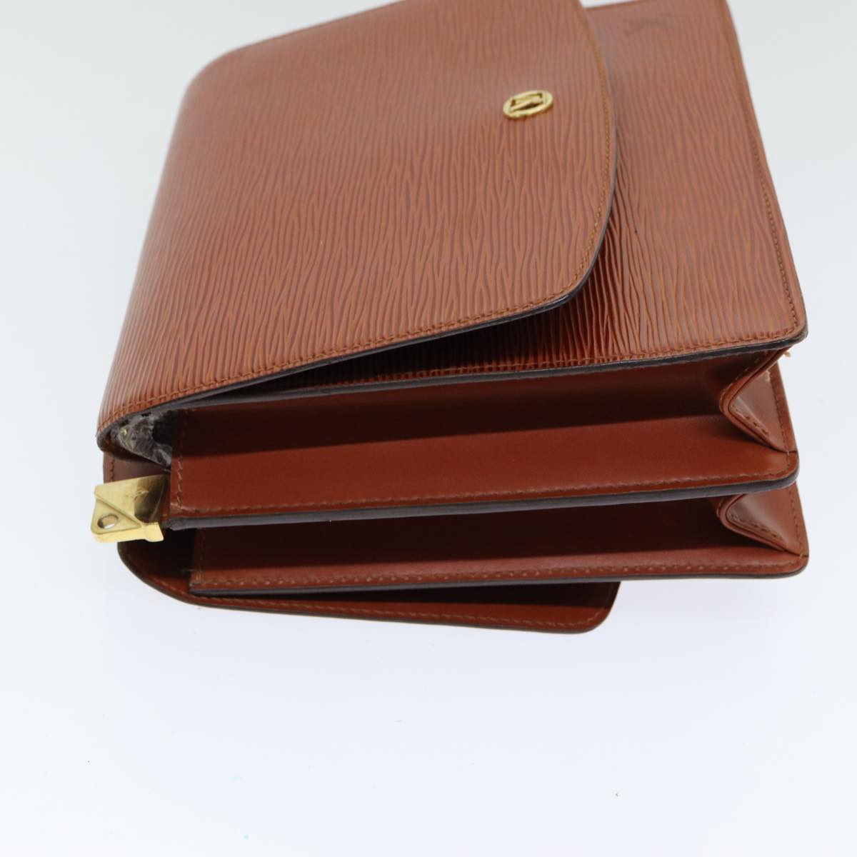 LOUIS VUITTON Epi Grenel Shoulder Bag Kenya Brown M52363 LV 84380
