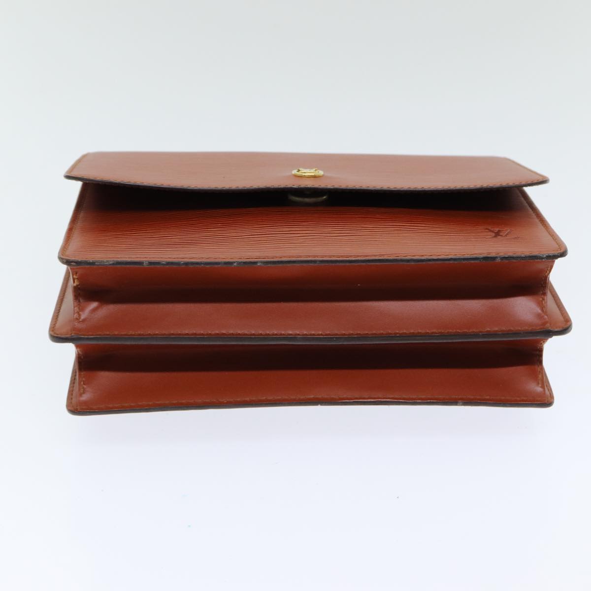 LOUIS VUITTON Epi Grenel Shoulder Bag Kenya Brown M52363 LV 84380