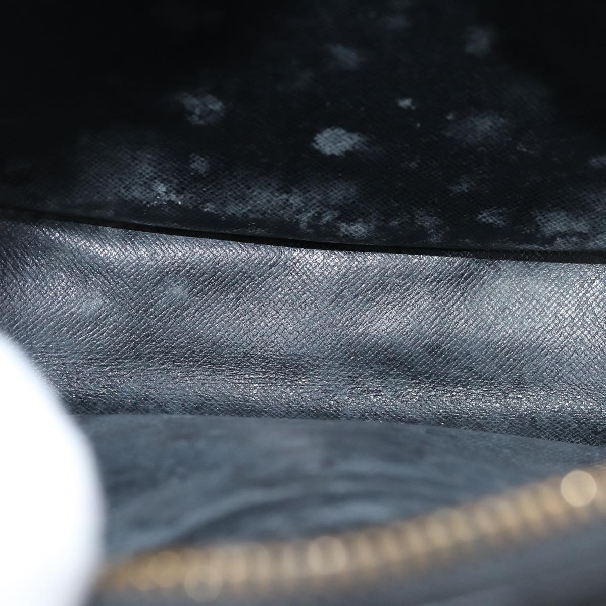 LOUIS VUITTON Epi Jeune Fille MM Shoulder Bag Black M52152 LV 84383