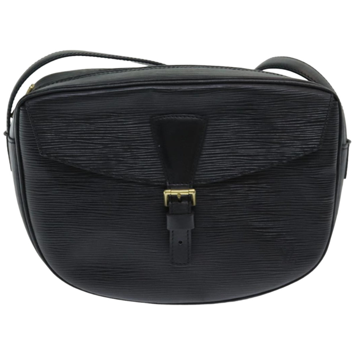 LOUIS VUITTON Epi Jeune Fille MM Shoulder Bag Black M52152 LV 84383