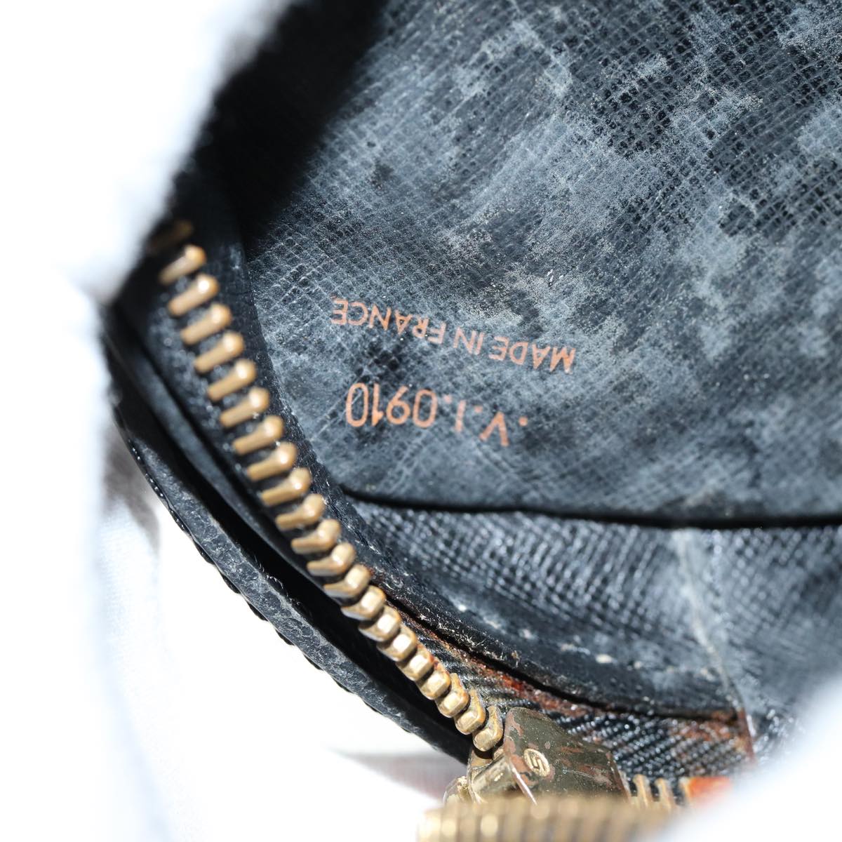 LOUIS VUITTON Epi Jeune Fille MM Shoulder Bag Black M52152 LV 84383