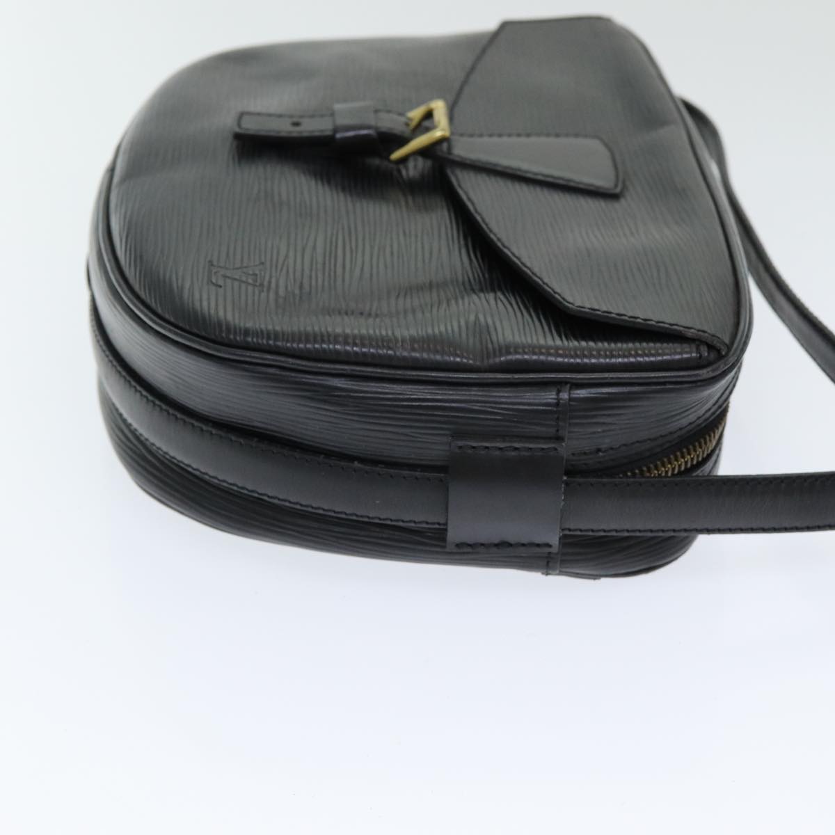 LOUIS VUITTON Epi Jeune Fille MM Shoulder Bag Black M52152 LV 84383