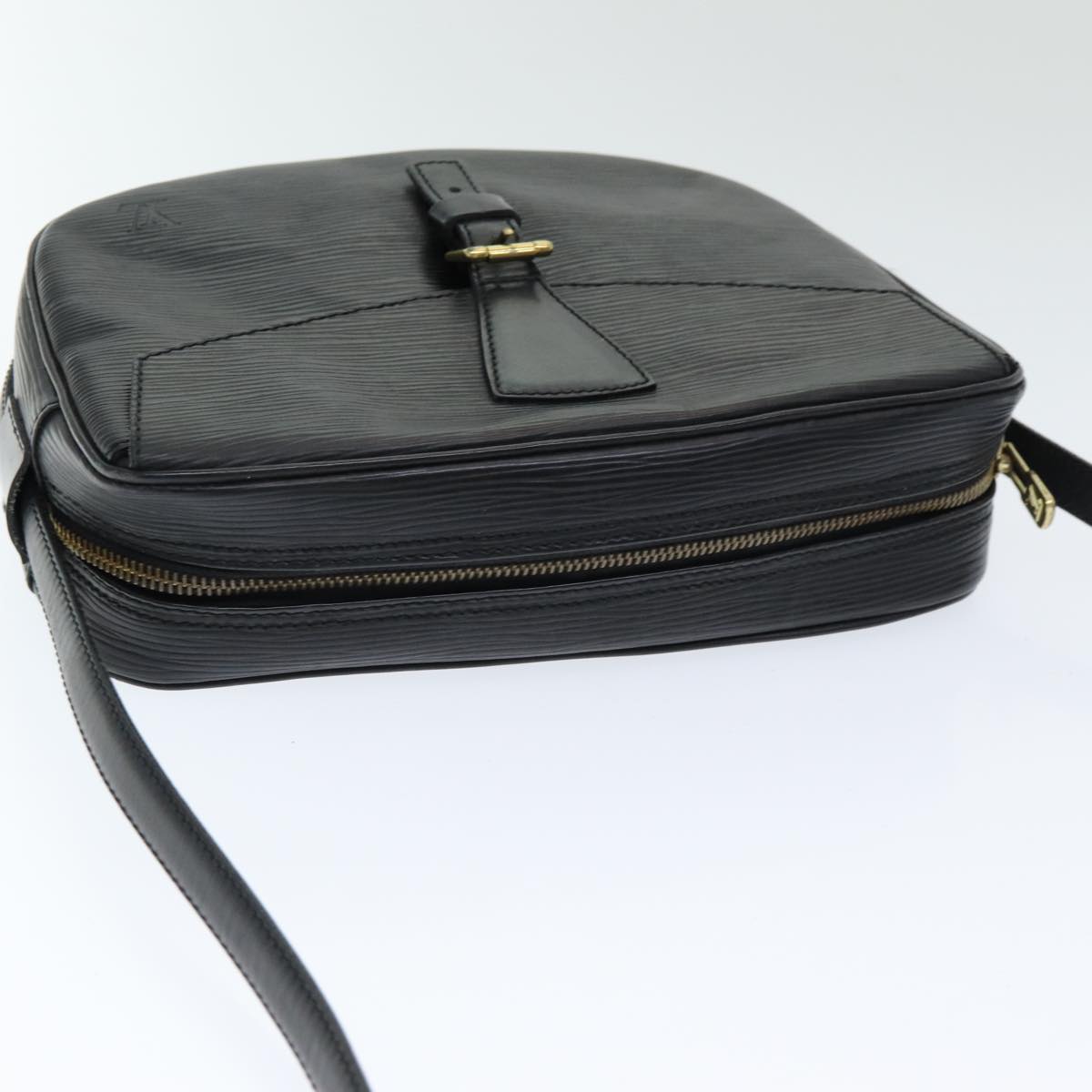 LOUIS VUITTON Epi Jeune Fille MM Shoulder Bag Black M52152 LV 84383