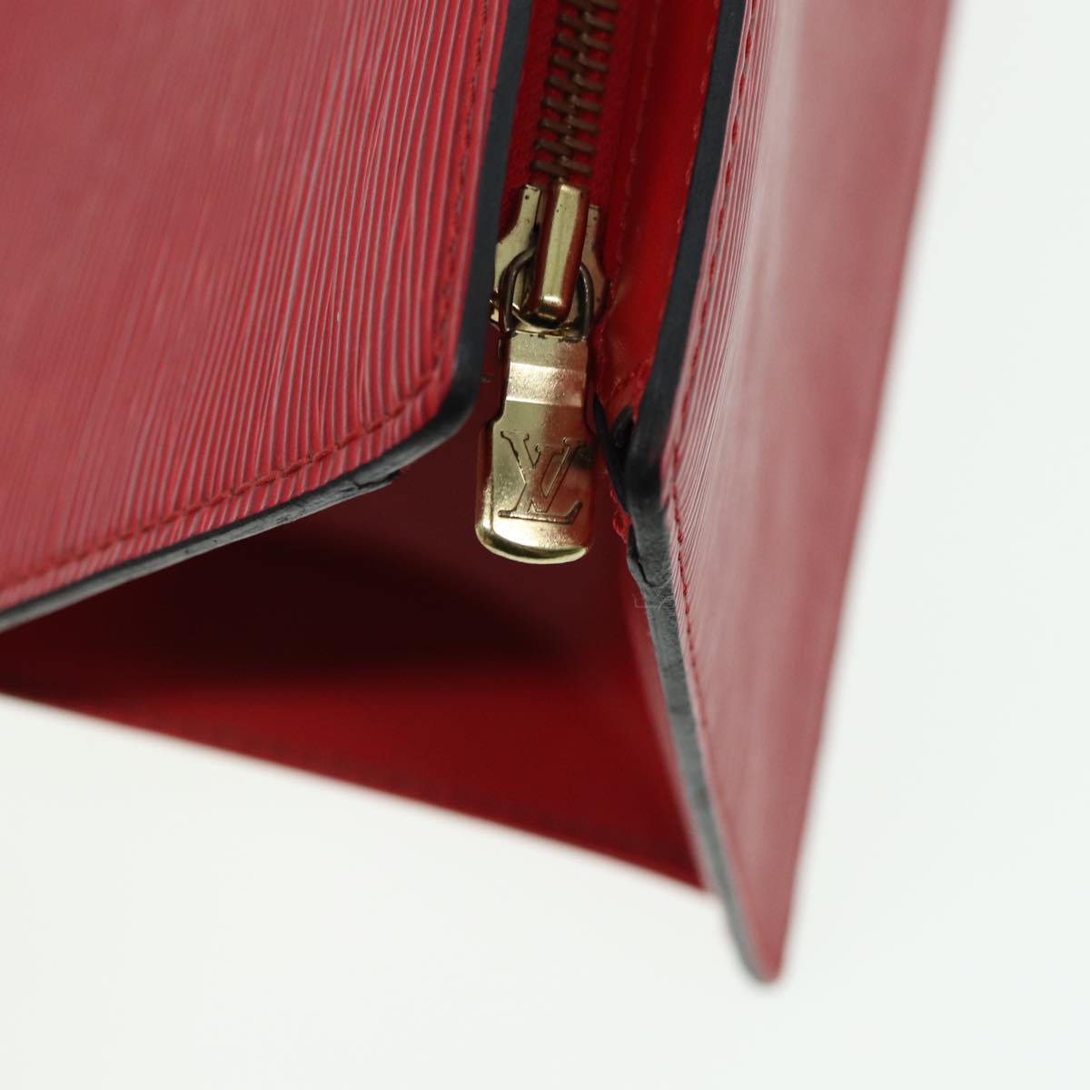LOUIS VUITTON Epi Sac Triangle Hand Bag Red M52097 LV 84385