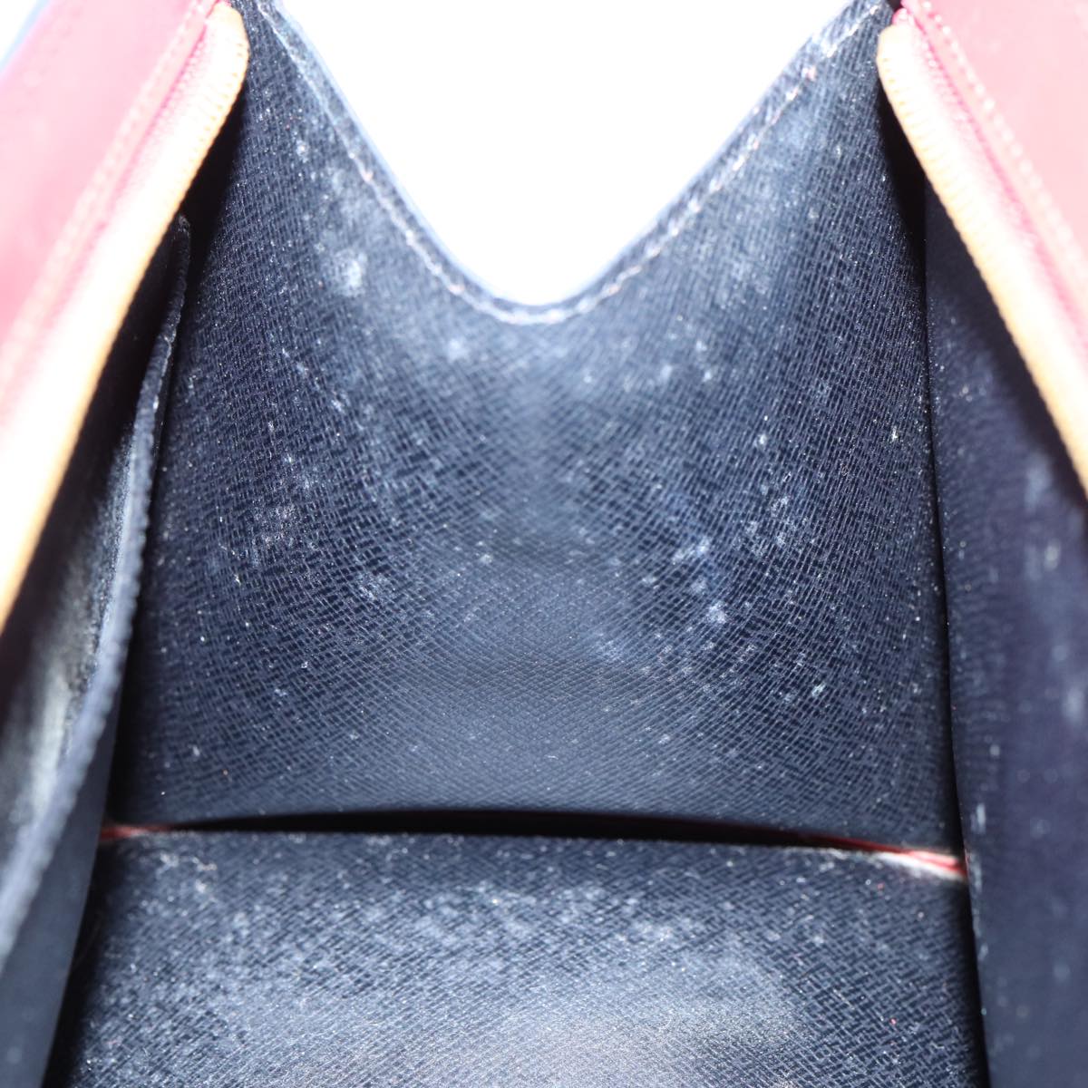 LOUIS VUITTON Epi Sac Triangle Hand Bag Red M52097 LV 84385