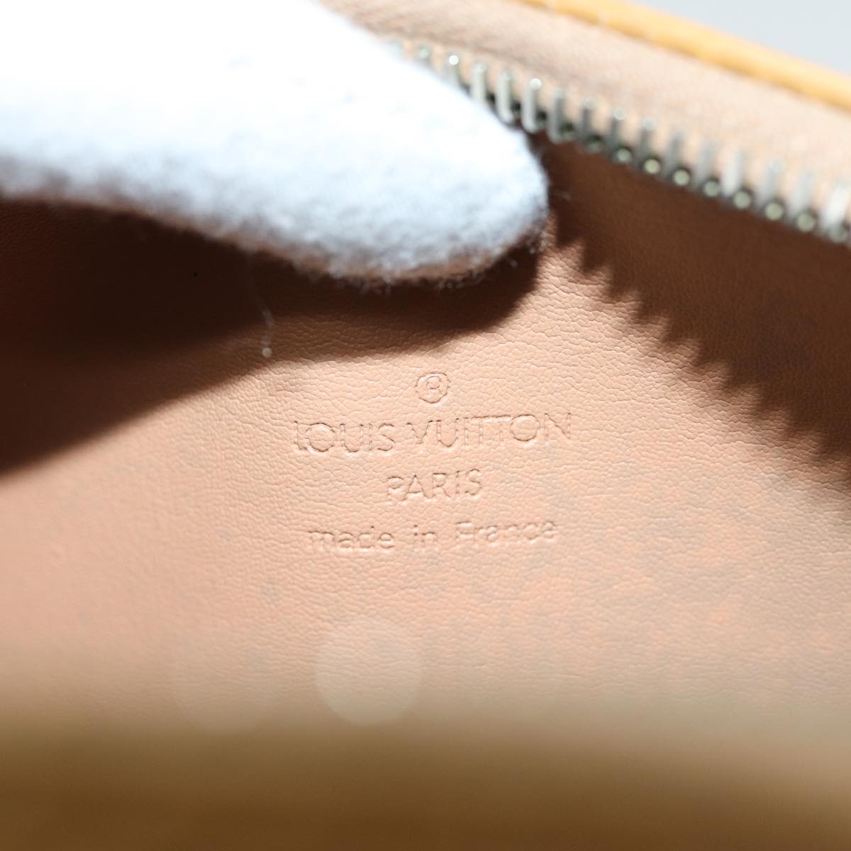 LOUIS VUITTON Monogram Vernis Bedford Hand Bag Noisette M91329 LV 84387