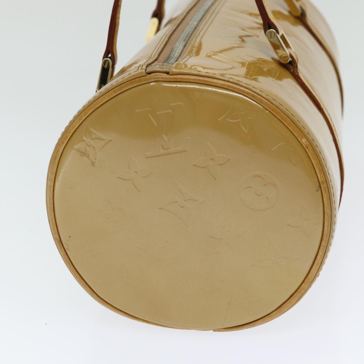 LOUIS VUITTON Monogram Vernis Bedford Hand Bag Noisette M91329 LV 84387