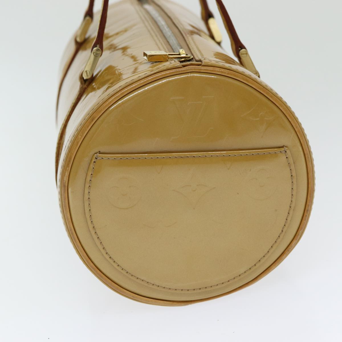 LOUIS VUITTON Monogram Vernis Bedford Hand Bag Noisette M91329 LV 84387