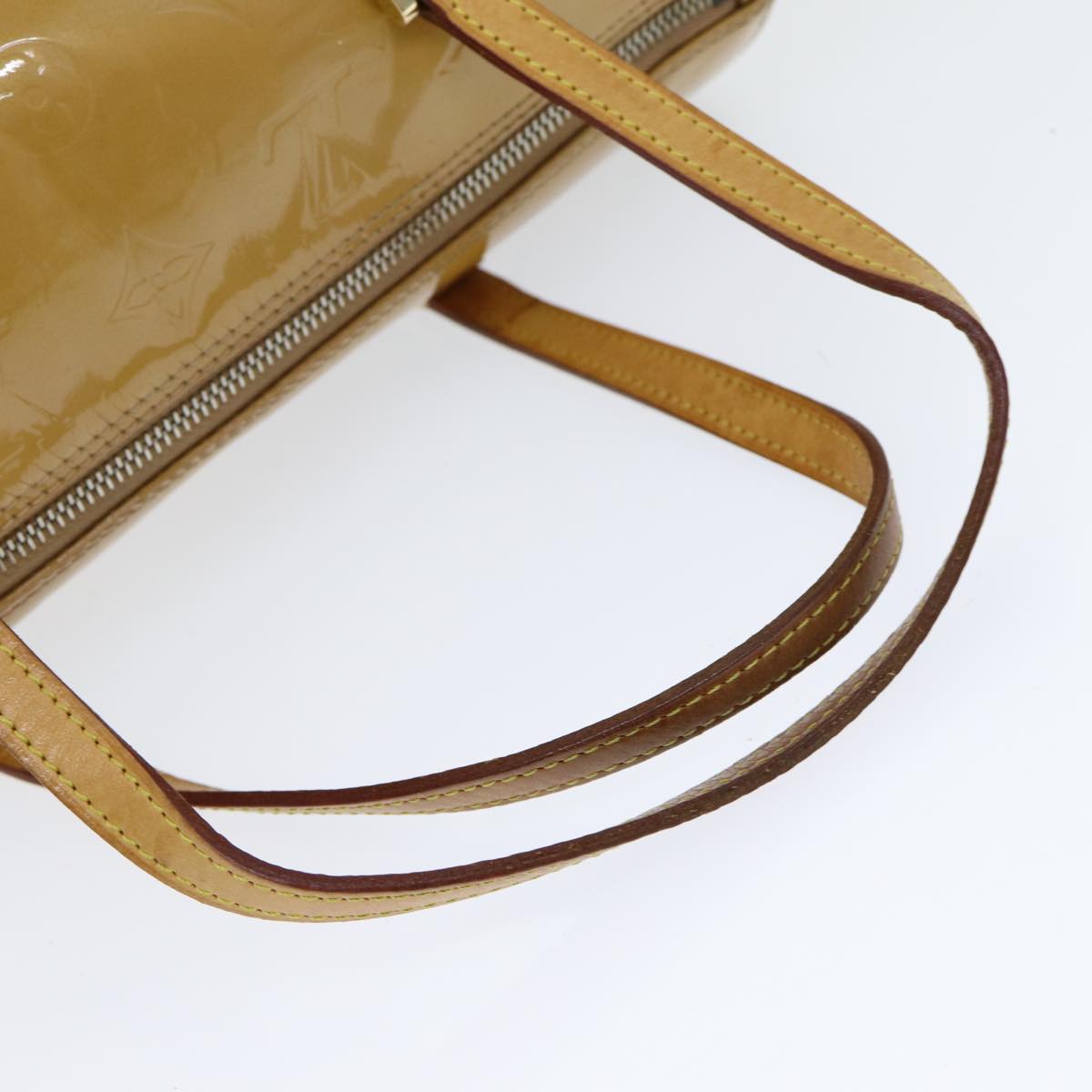 LOUIS VUITTON Monogram Vernis Bedford Hand Bag Noisette M91329 LV 84387