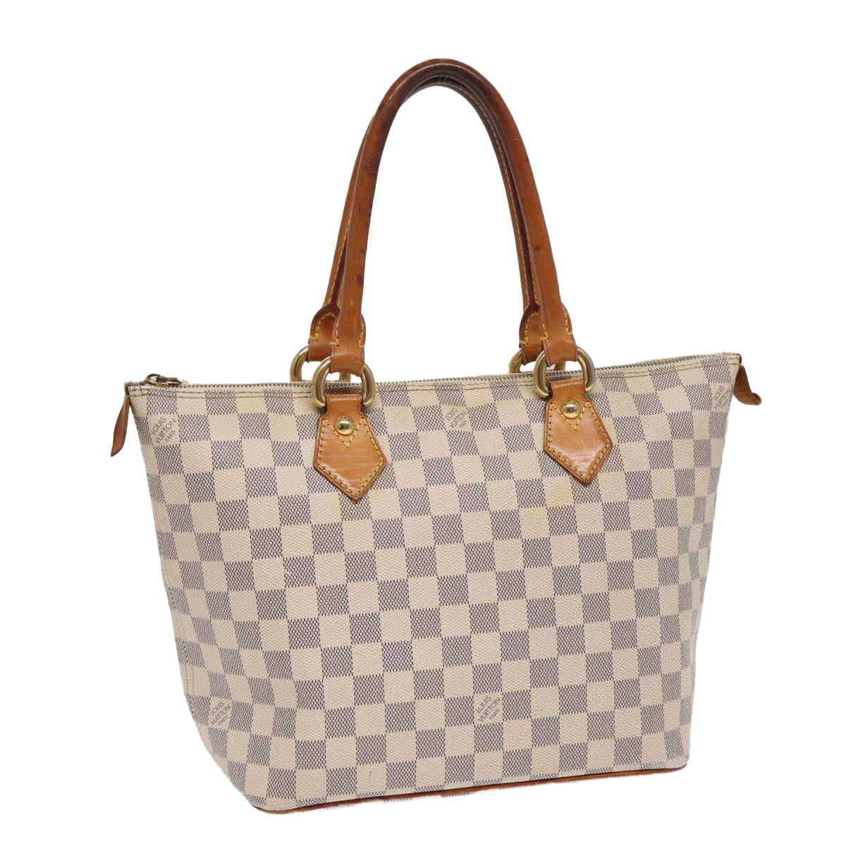 LOUIS VUITTON Damier Azur Saleya PM Tote Bag N51186 LV 84394