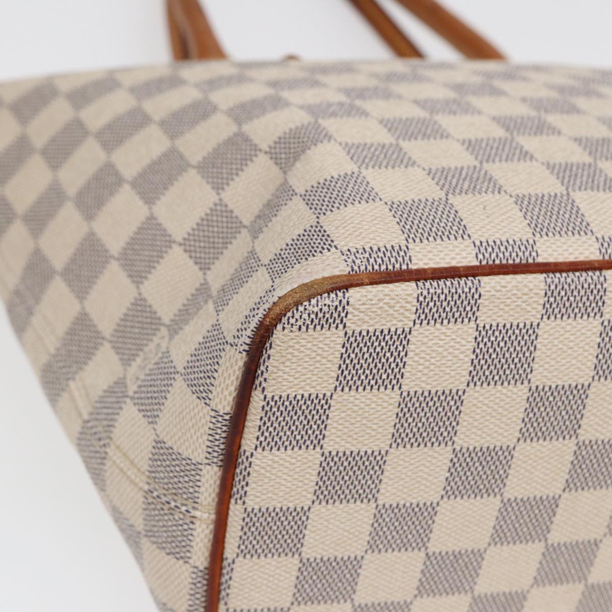 LOUIS VUITTON Damier Azur Saleya PM Tote Bag N51186 LV 84394