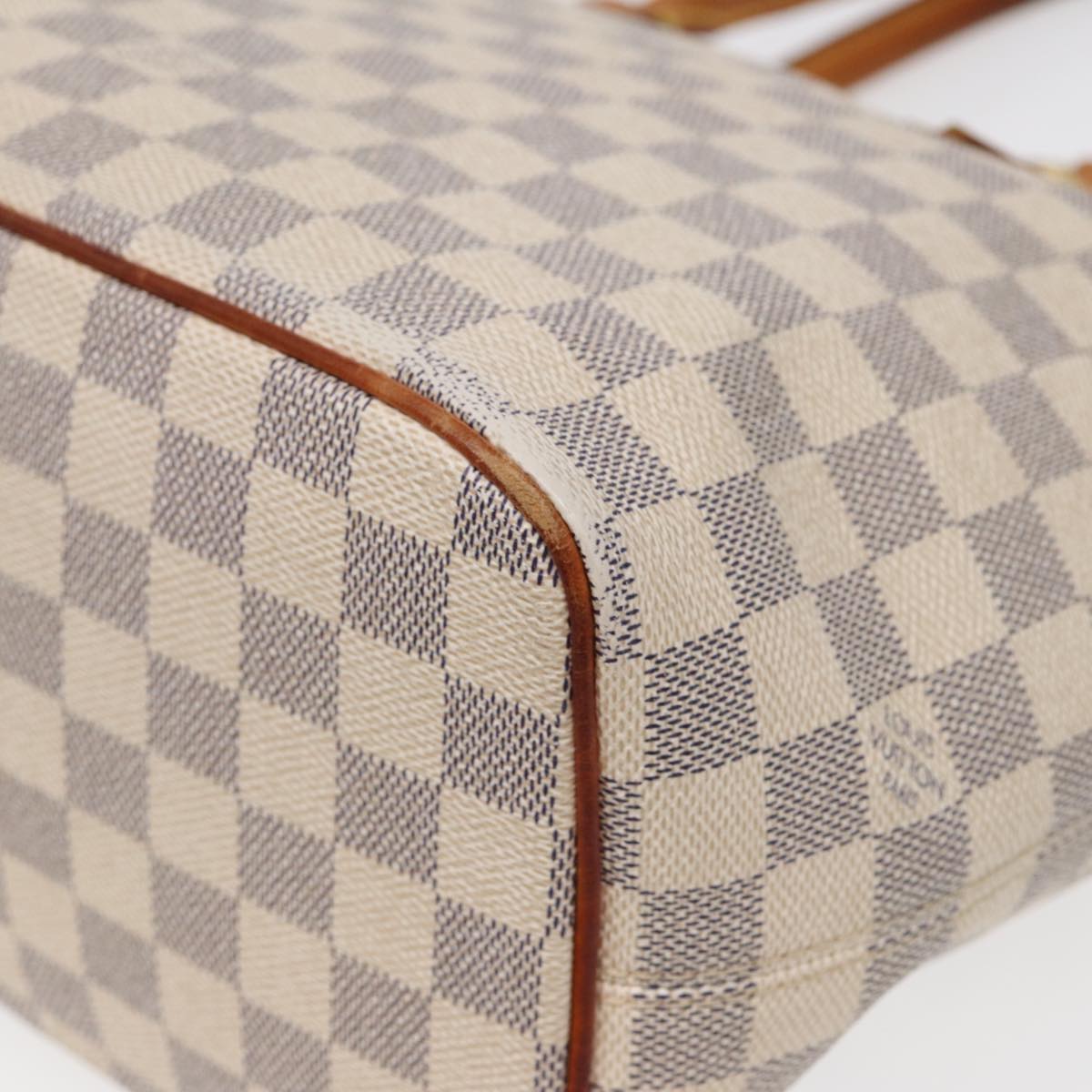 LOUIS VUITTON Damier Azur Saleya PM Tote Bag N51186 LV 84394