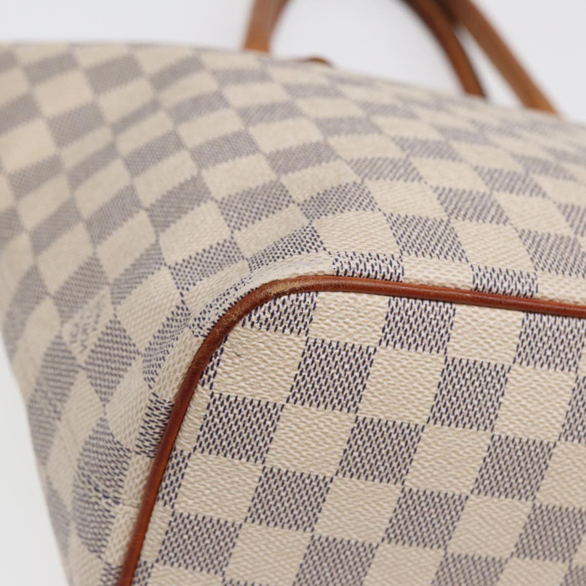 LOUIS VUITTON Damier Azur Saleya PM Tote Bag N51186 LV 84394