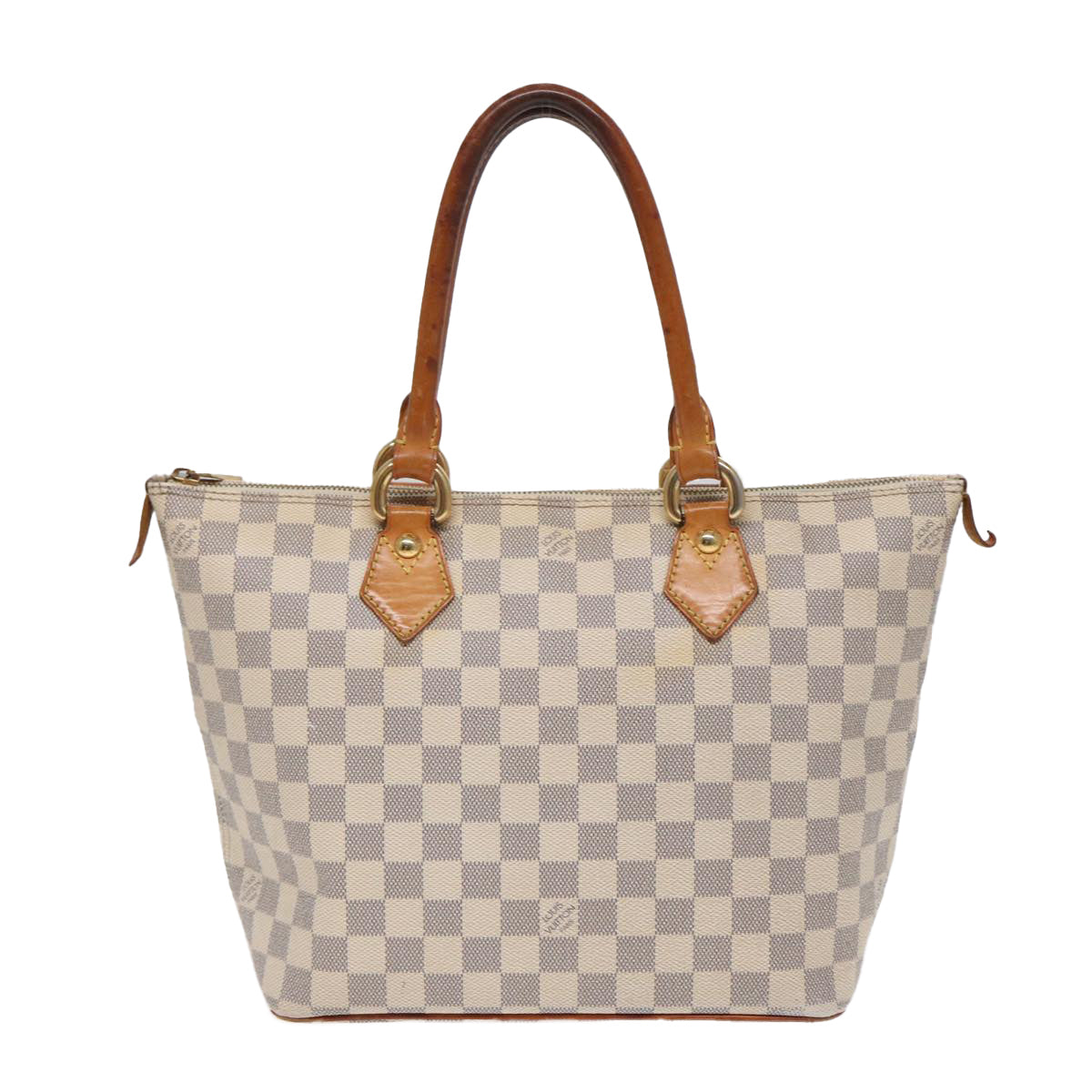 LOUIS VUITTON Damier Azur Saleya PM Tote Bag N51186 LV 84394