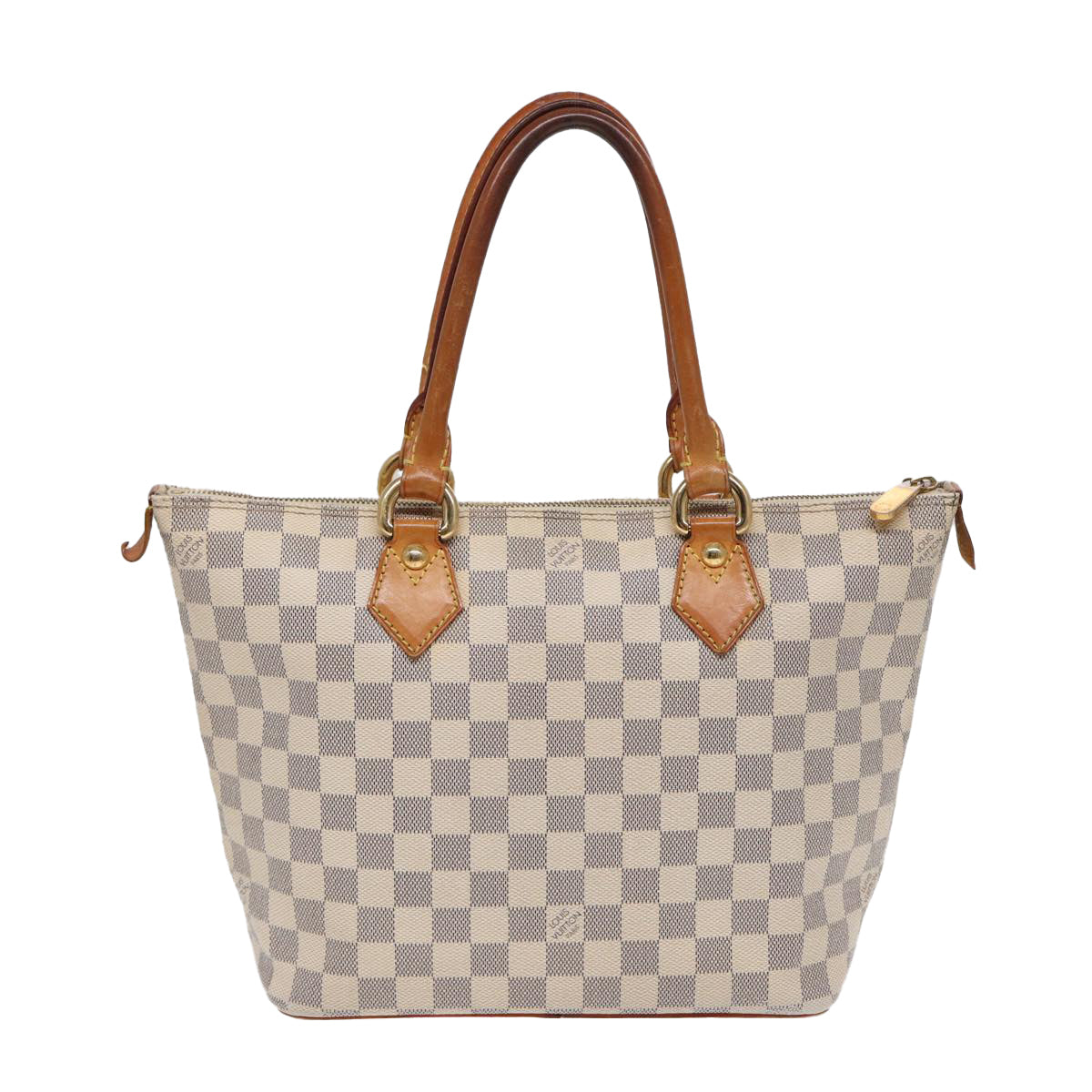LOUIS VUITTON Damier Azur Saleya PM Tote Bag N51186 LV 84394