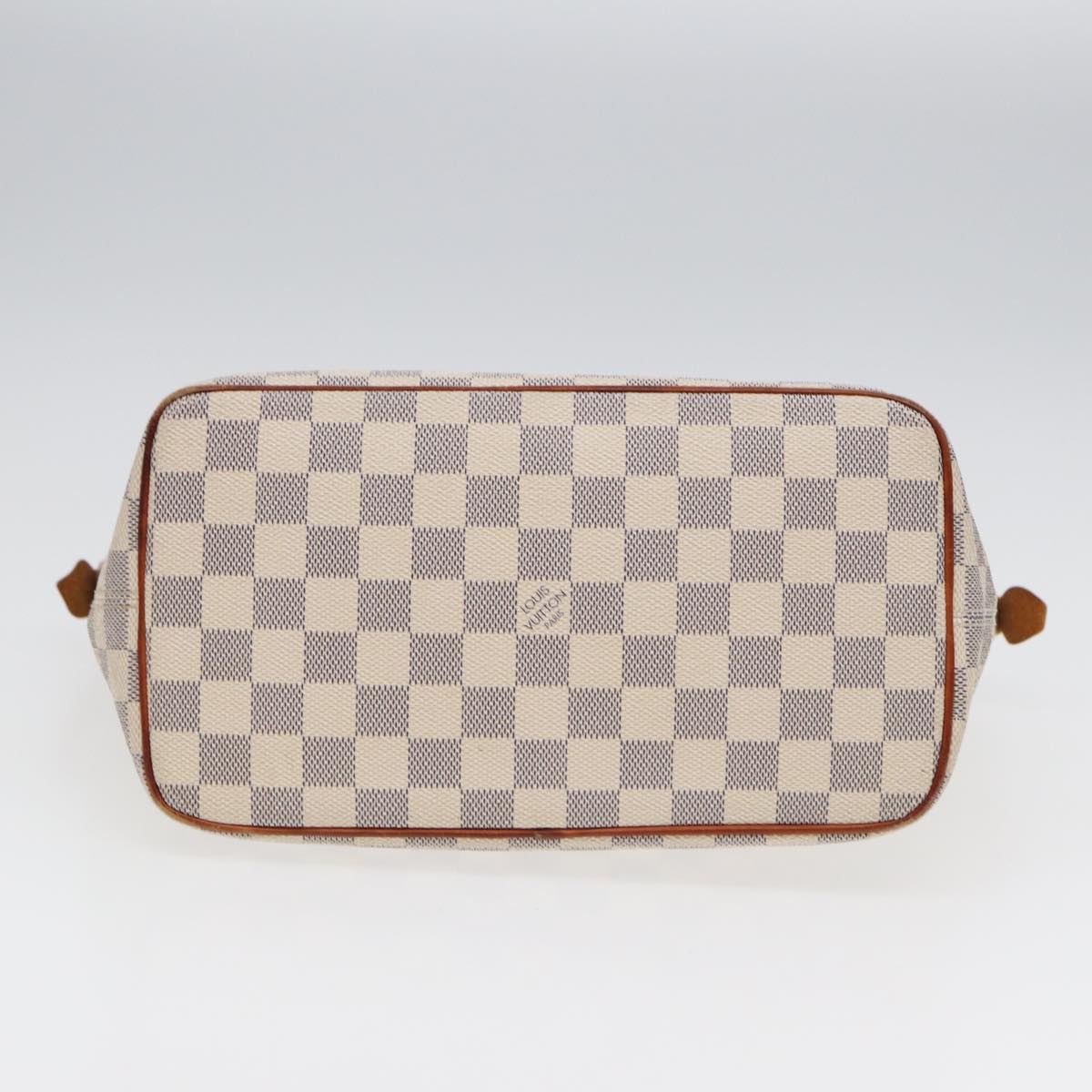 LOUIS VUITTON Damier Azur Saleya PM Tote Bag N51186 LV 84394